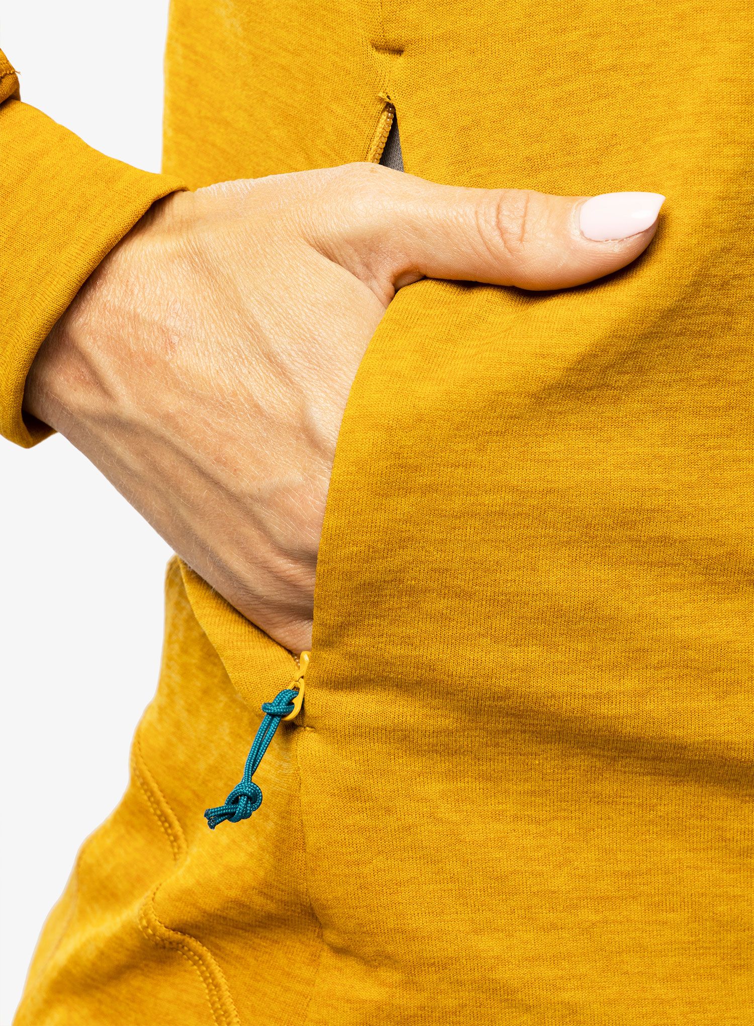 Dámská mikina na zip Rab Nexus Jacket - dark butternut