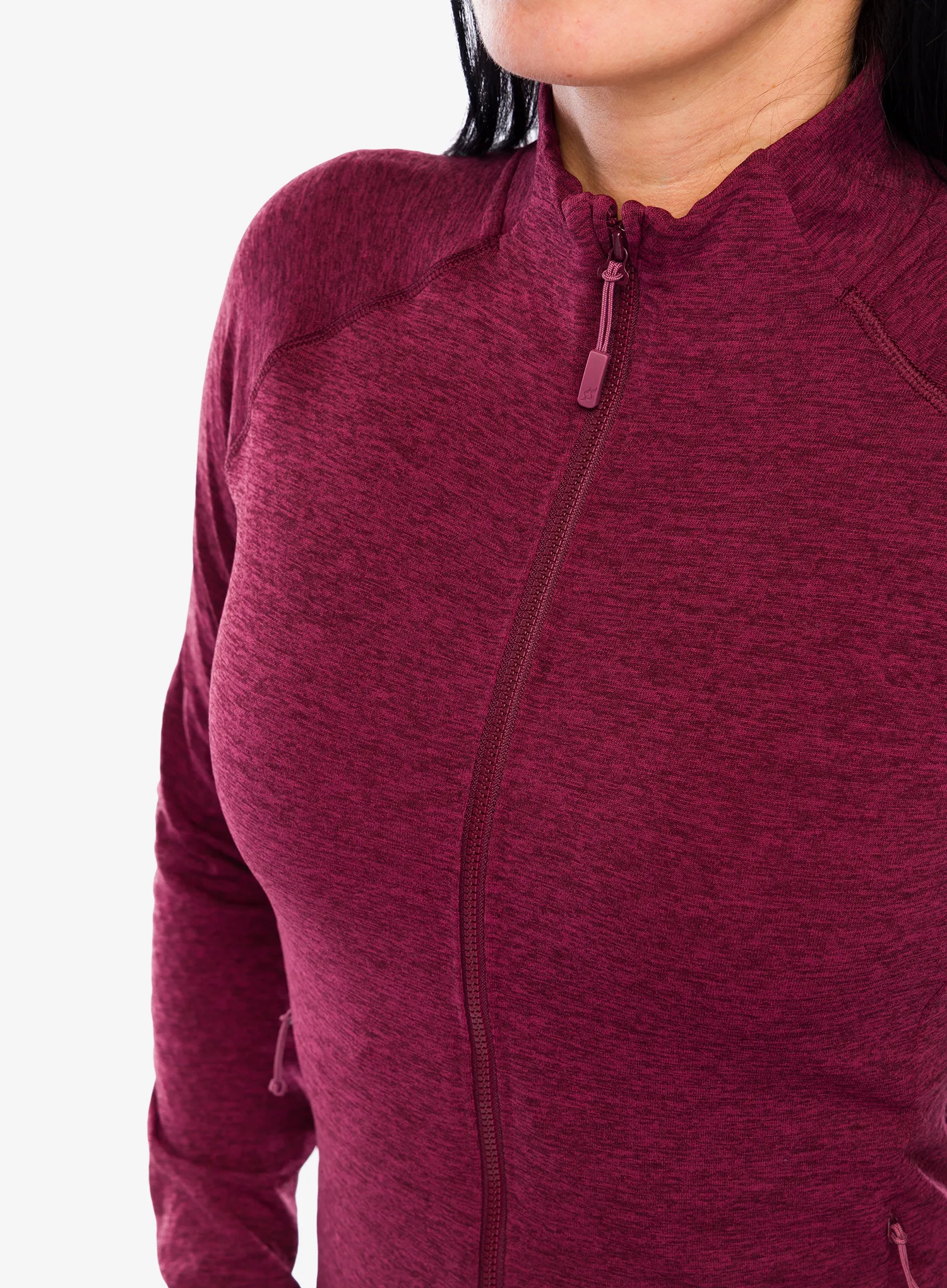 Dámská mikina na zip Rab Nexus Jacket - deep heather