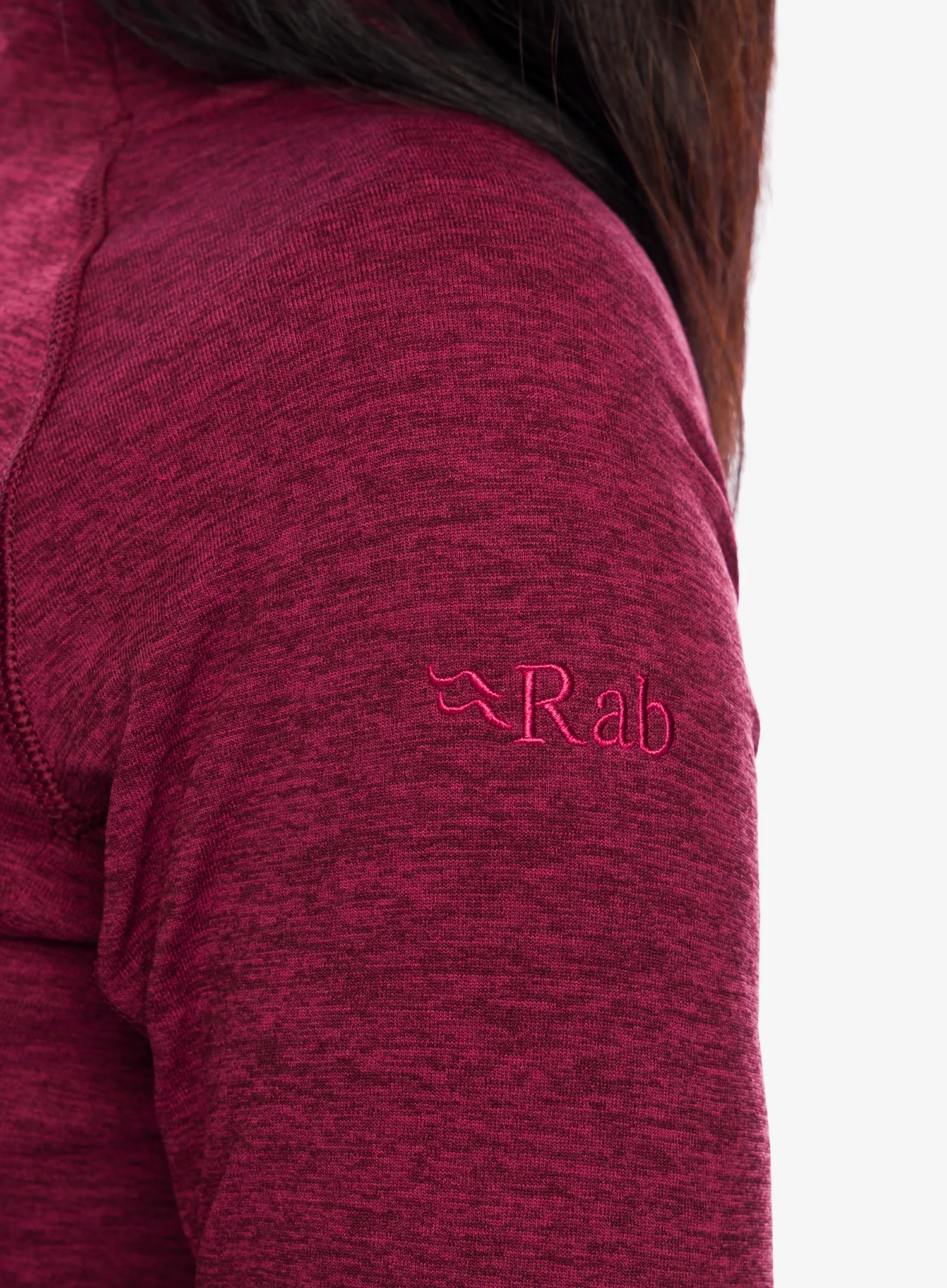 Dámská mikina na zip Rab Nexus Jacket - deep heather
