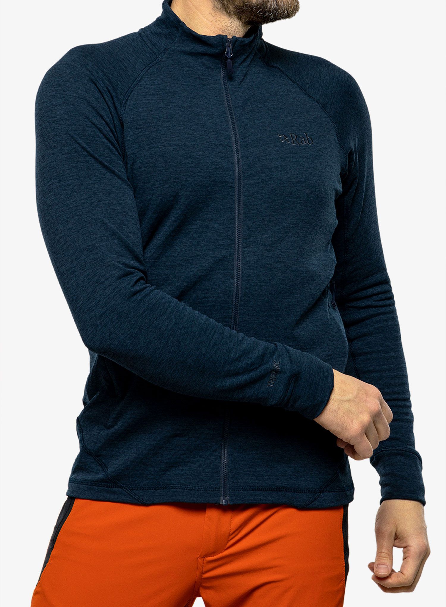Mikina bez kapuce Rab Nexus Jacket  - deep ink