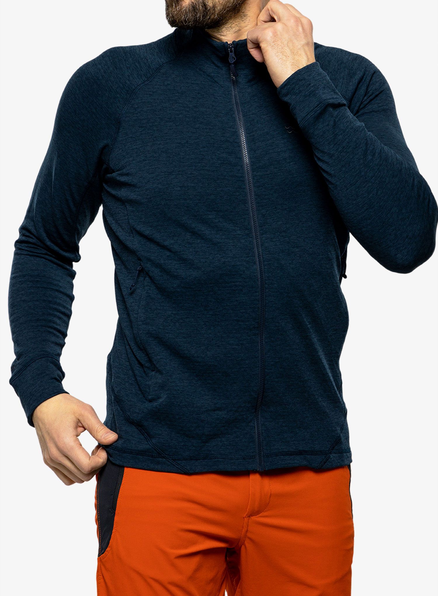 Mikina bez kapuce Rab Nexus Jacket  - deep ink