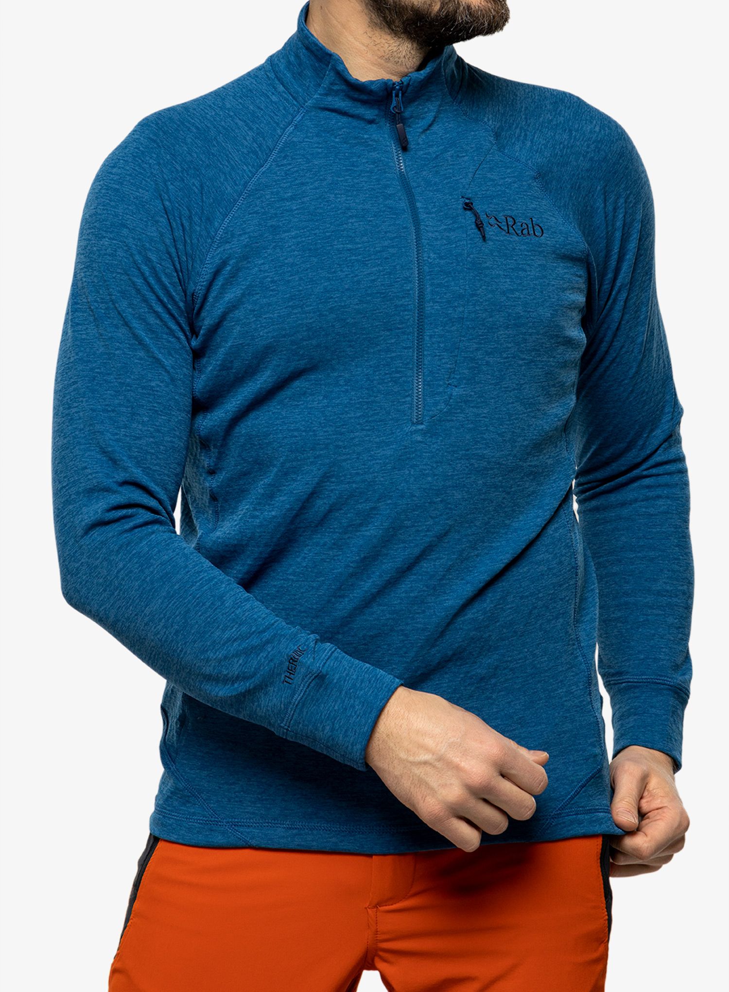 Mikina bez kapuce Rab Nexus Pull-On  - denim