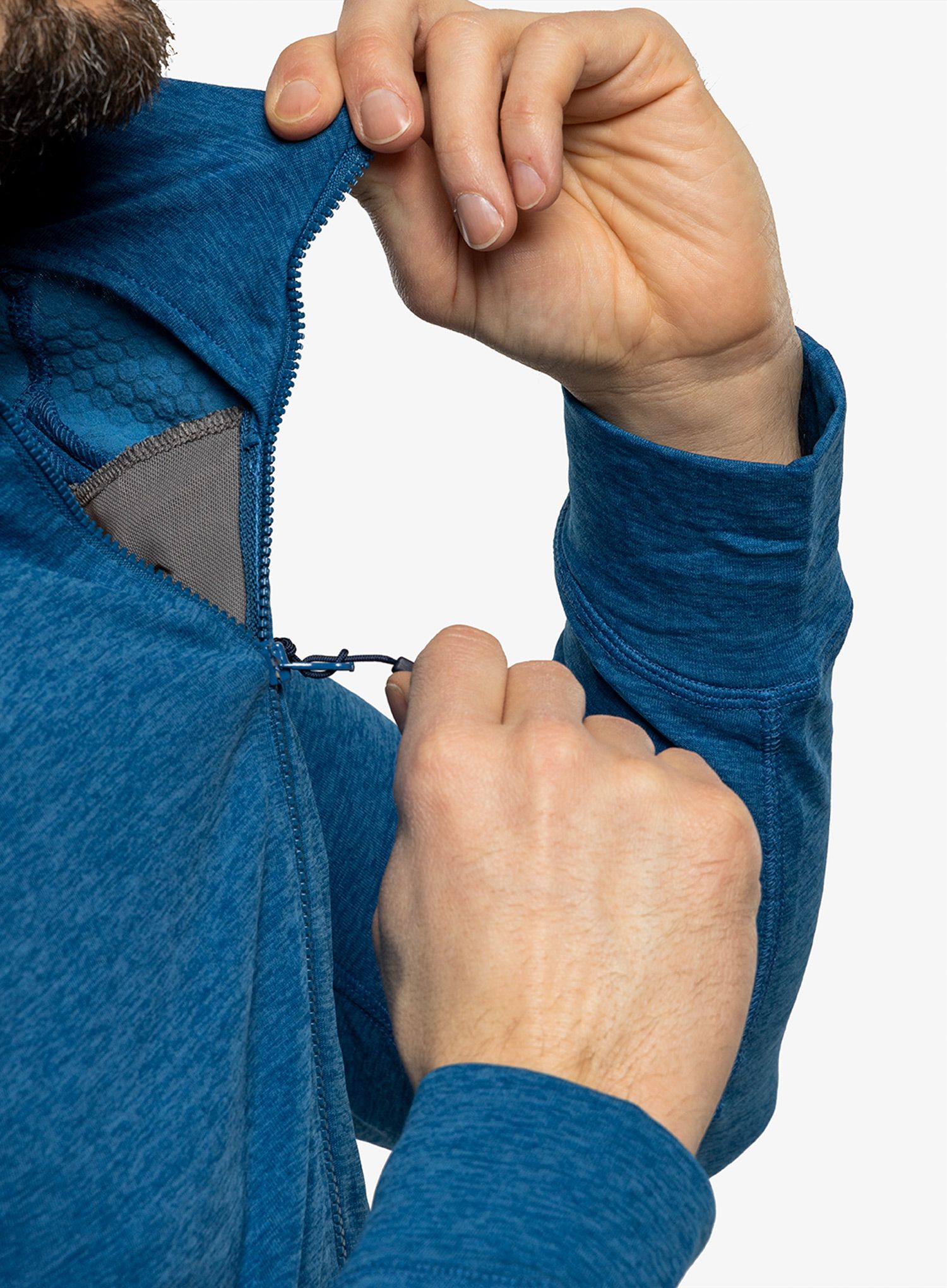 Mikina bez kapuce Rab Nexus Pull-On  - denim