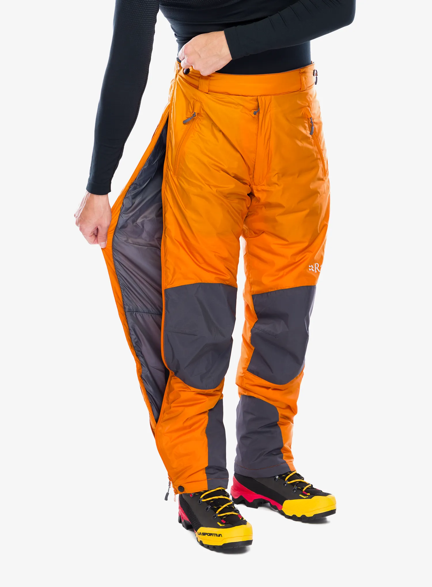 Zateplené kalhoty Rab Photon Pants - marmalade