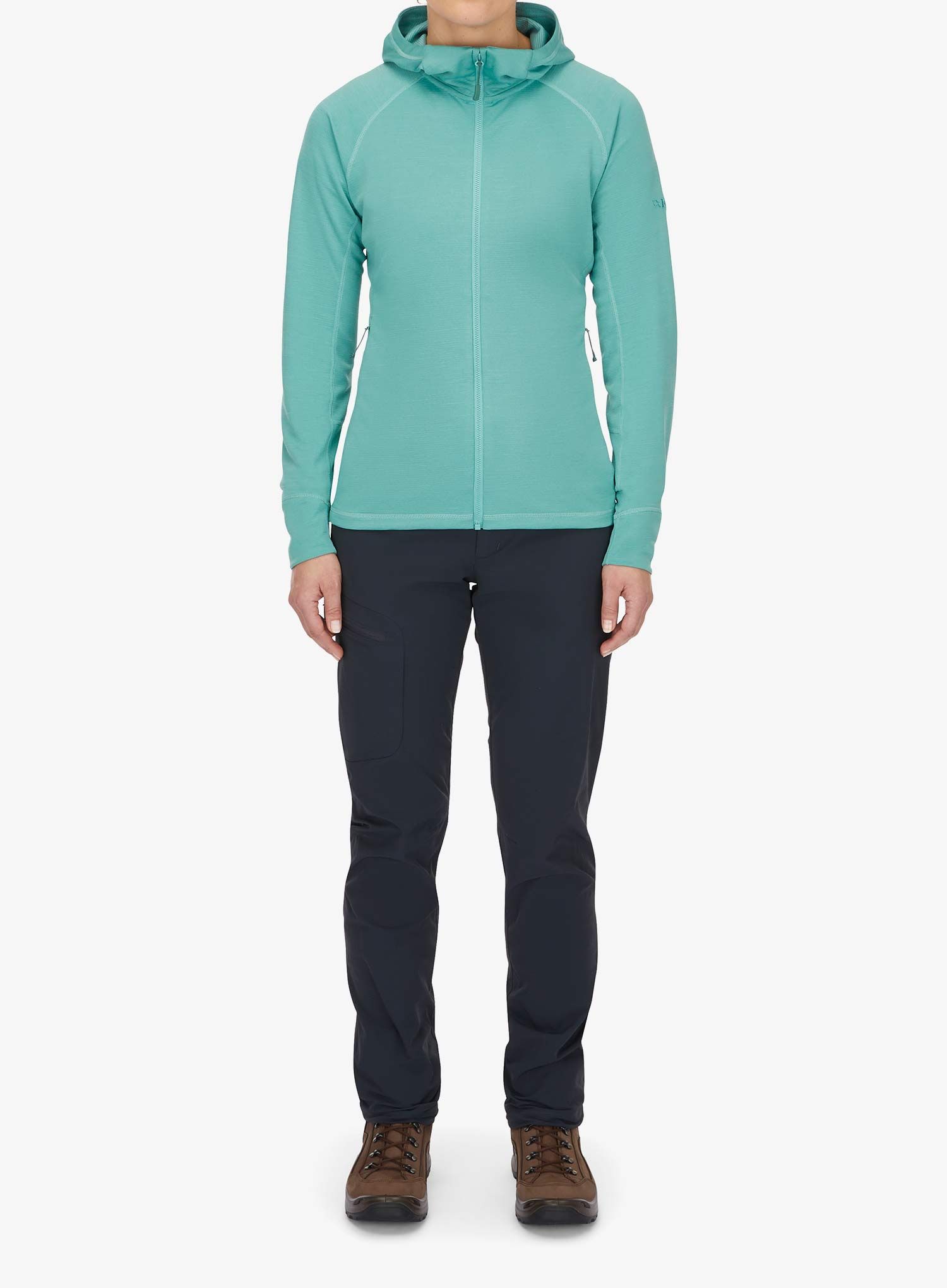 Dámská mikina s kapucí Rab Planar Hoody - glacier blue