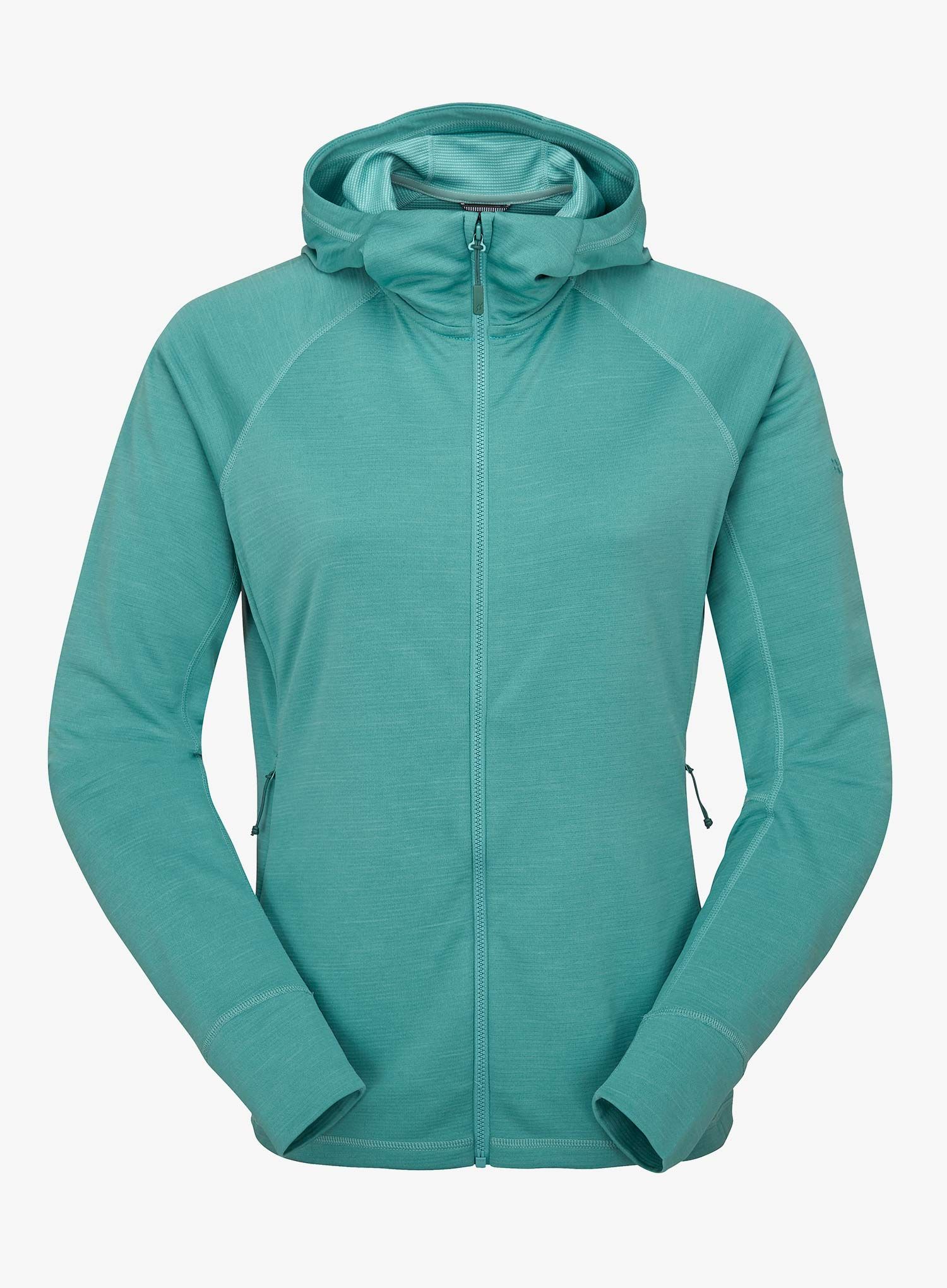 Dámská mikina s kapucí Rab Planar Hoody - glacier blue