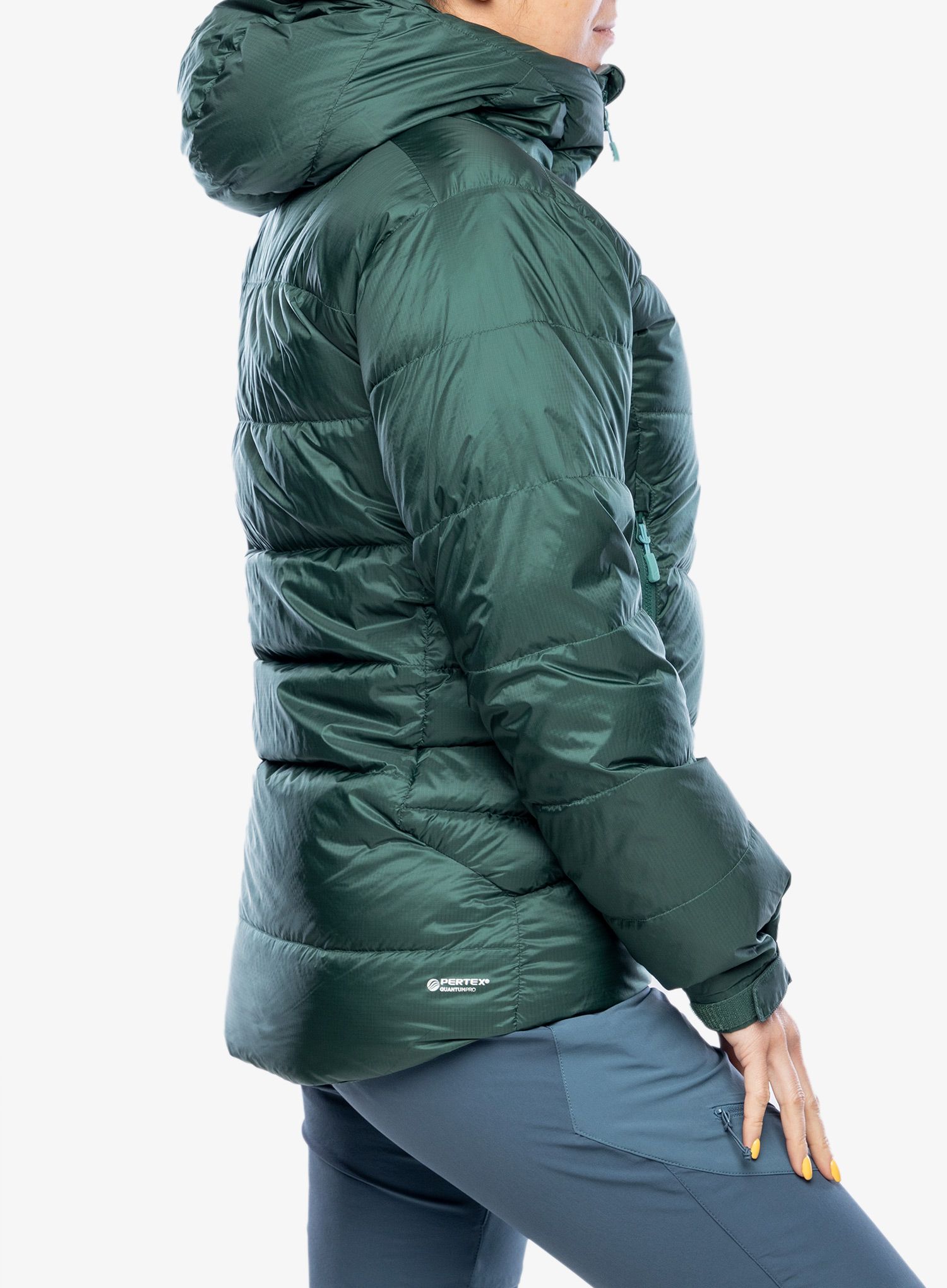 Dámská péřová bunda Rab Positron Pro Jacket - green slate