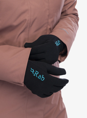 Dámské rukavice Rab Power Stretch Pro Glove - black