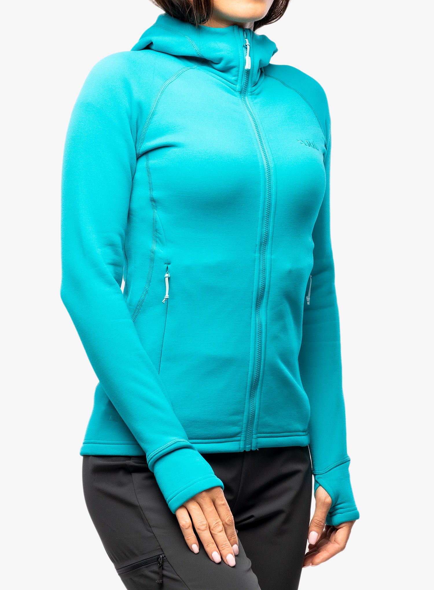 Dámská fleecová mikina Rab Power Stretch Pro Jacket - aquamarine