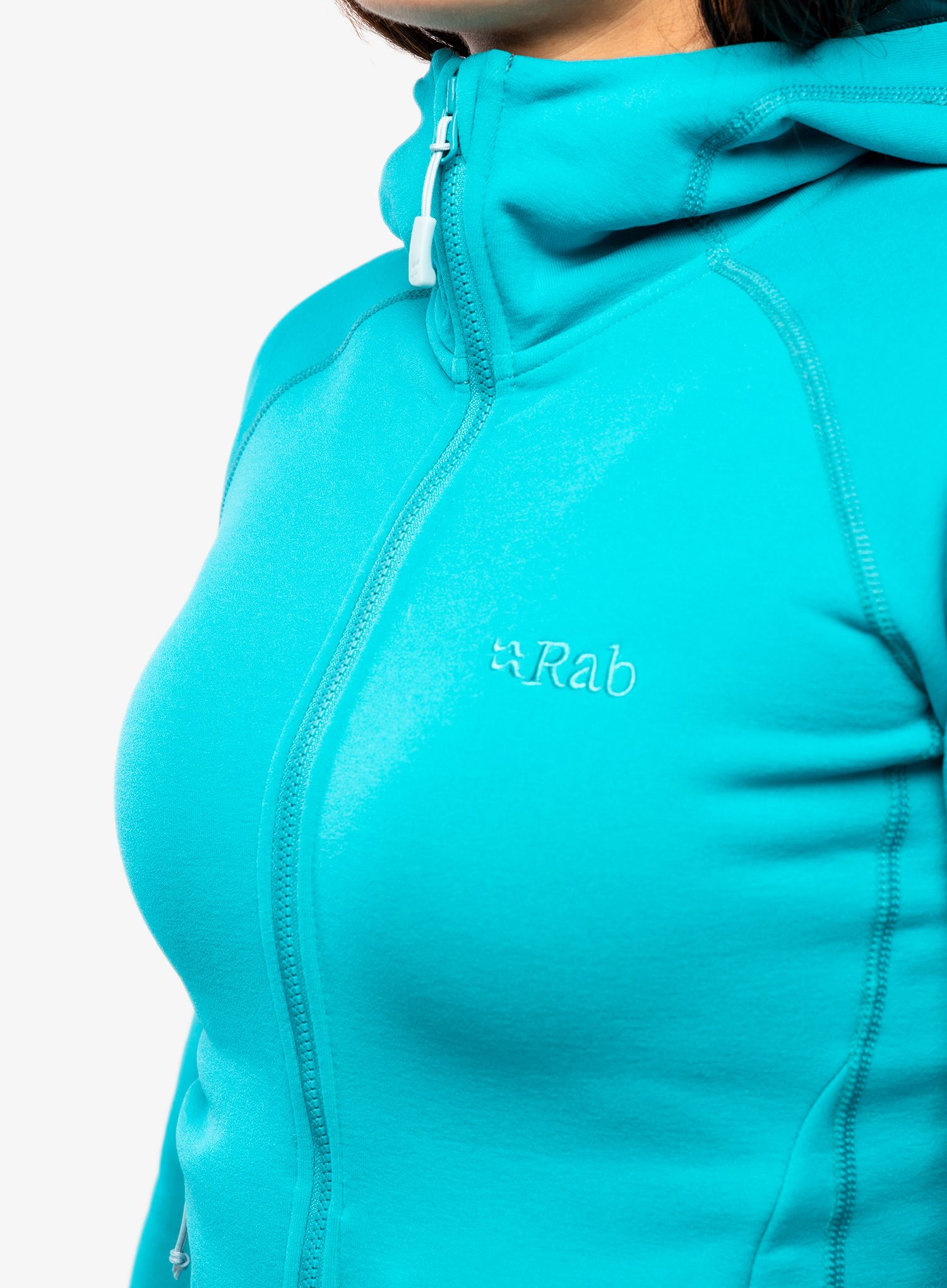 Dámská fleecová mikina Rab Power Stretch Pro Jacket - aquamarine