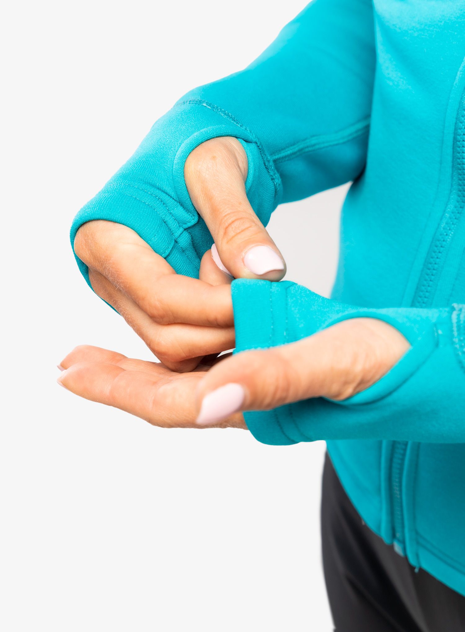Dámská fleecová mikina Rab Power Stretch Pro Jacket - aquamarine