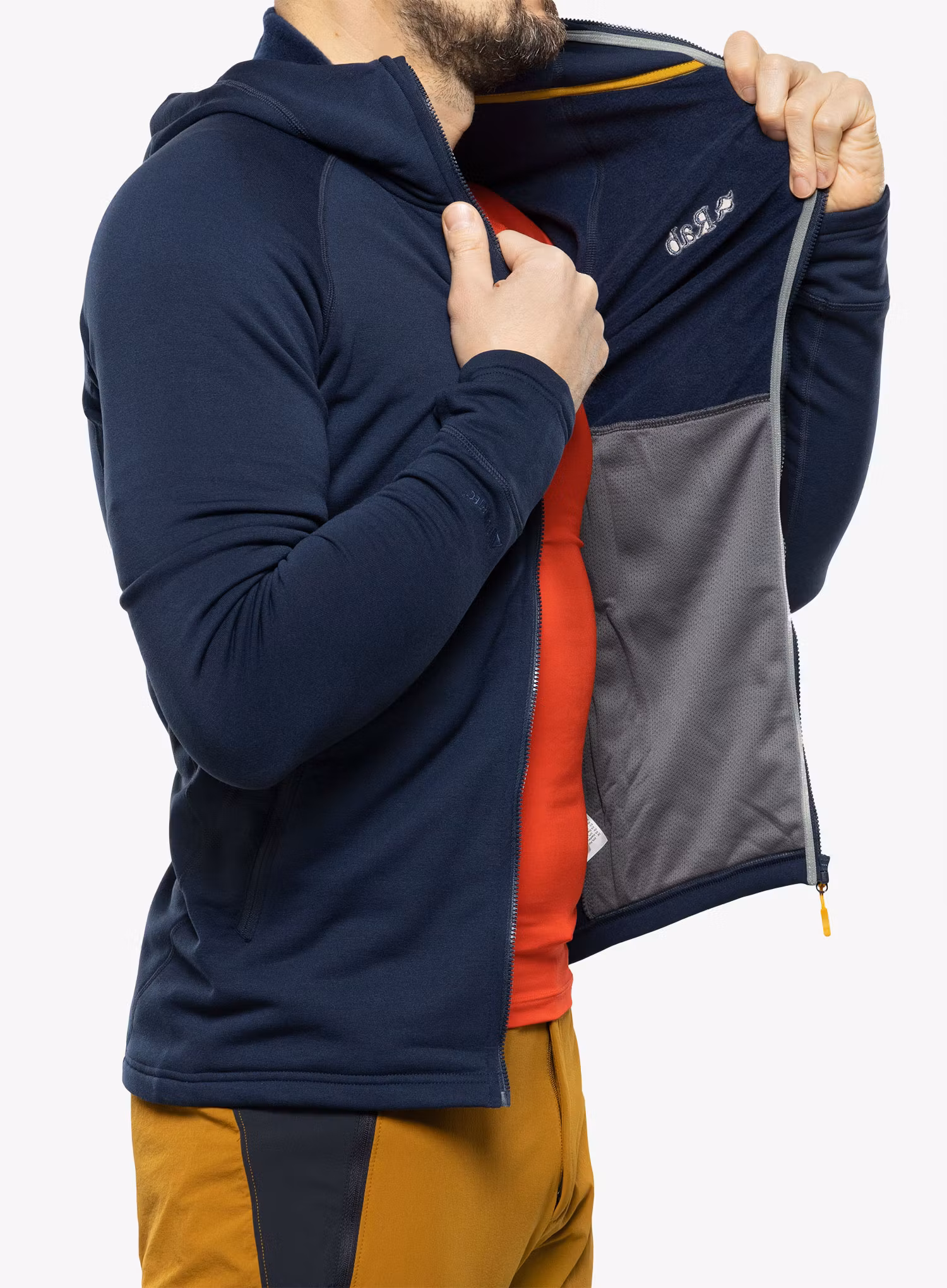 Fleecová mikina Rab Power Stretch Pro Jacket - deep ink