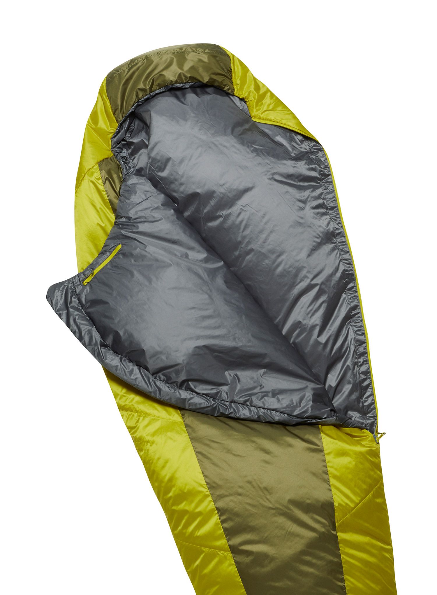 Spacák Rab Solar Eco 0 (185 cm) - chlorite green