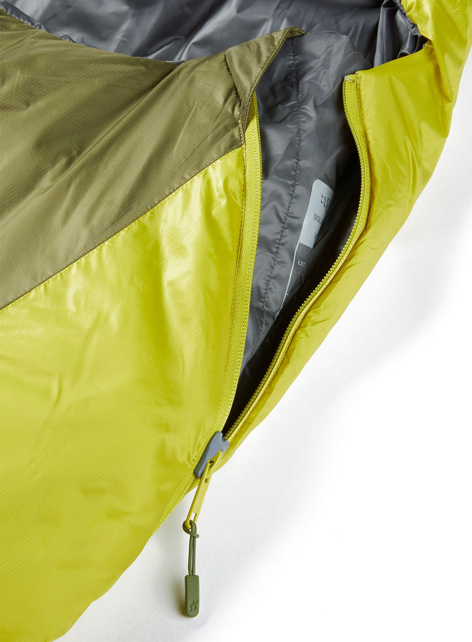 Spacák Rab Solar Eco 0 (185 cm) - chlorite green