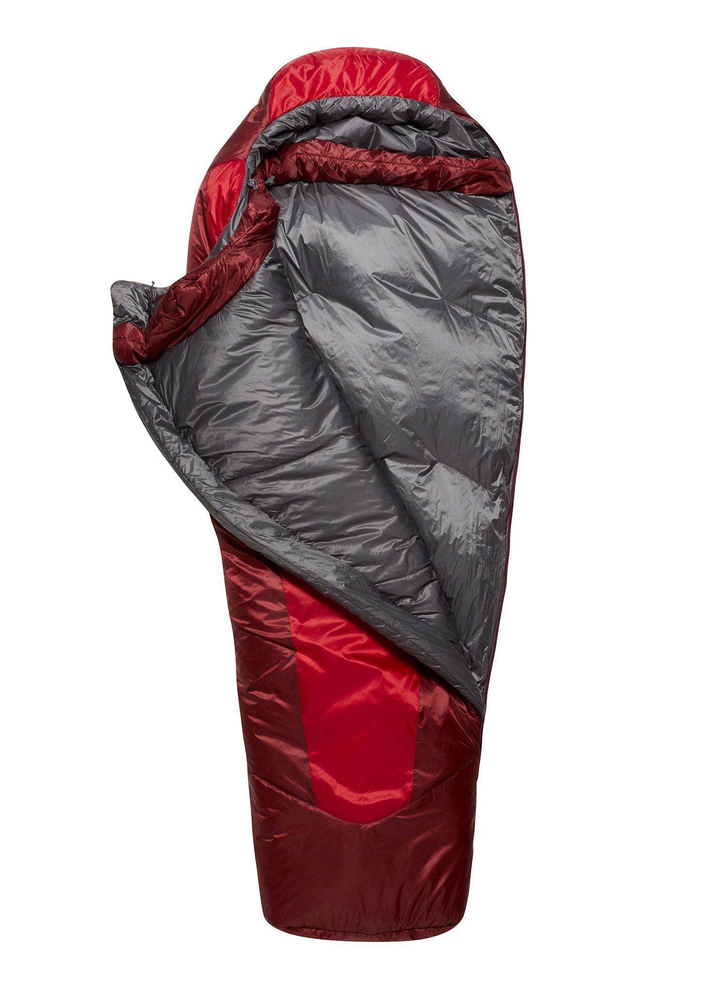 Dámský spací pytel Rab Solar Eco 3 (170 cm) - ascent red