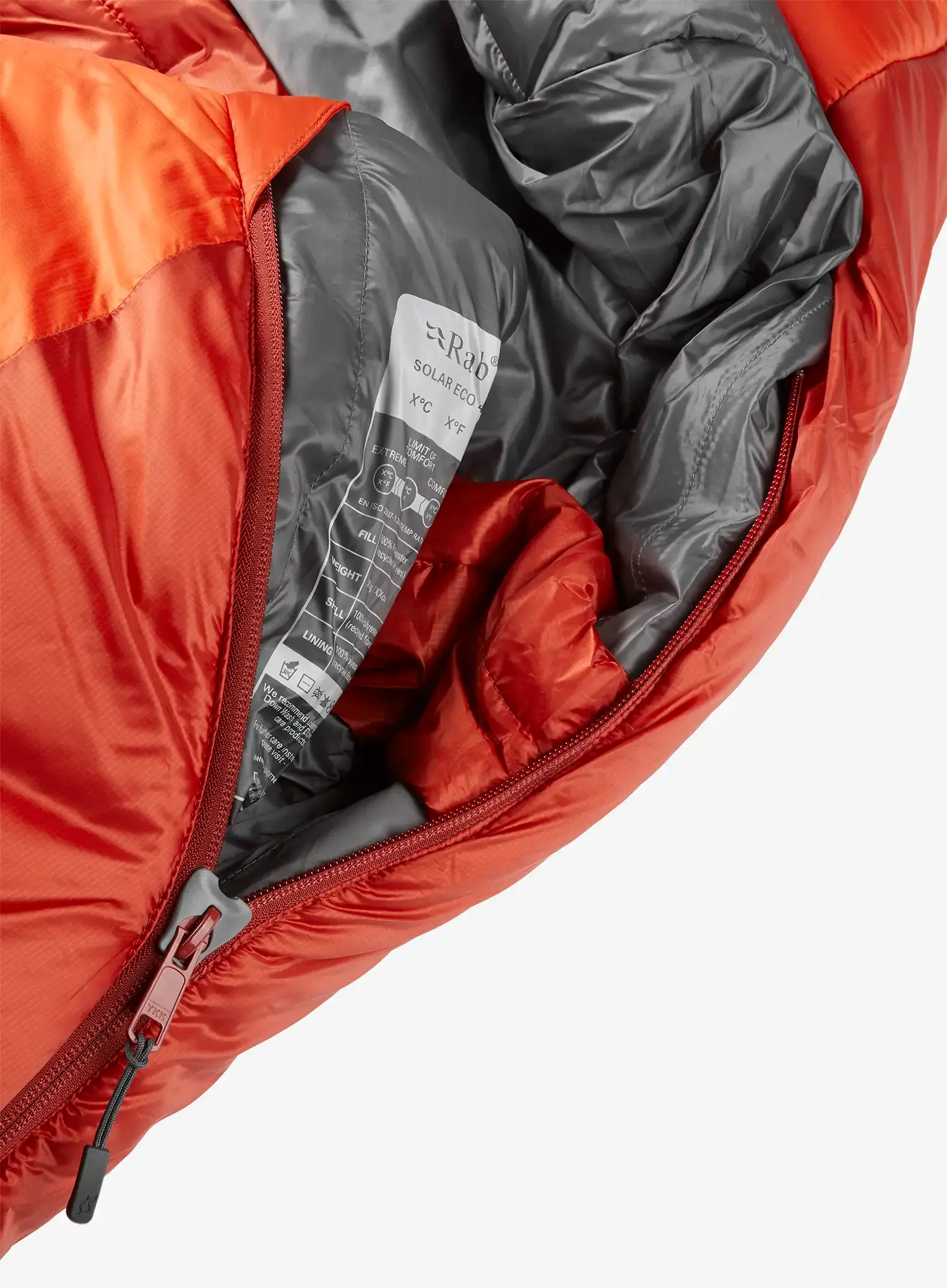 Spacák Rab Solar Eco 4 (185 cm) - firecracker
