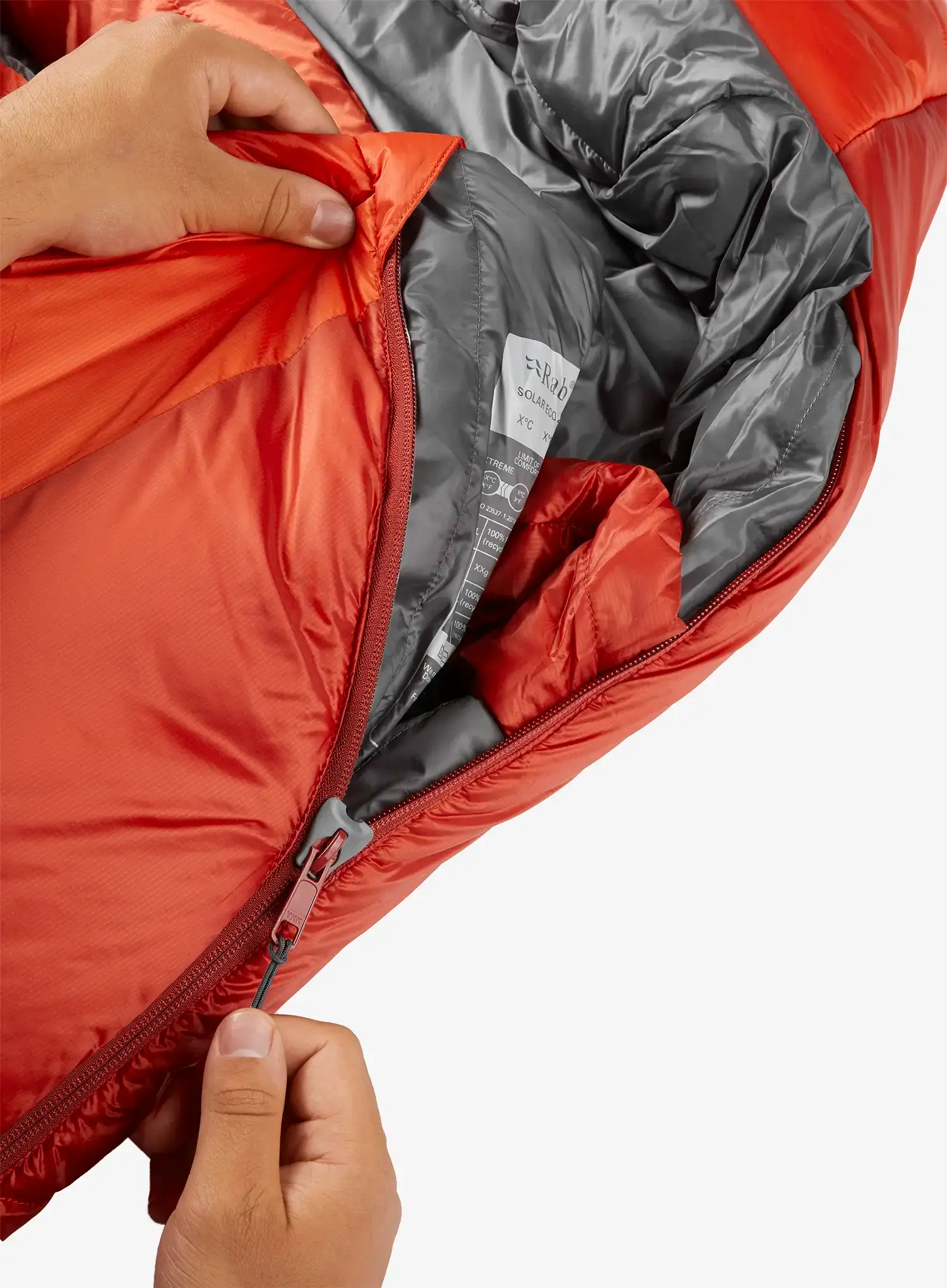 Spacák Rab Solar Eco 4 (185 cm) - firecracker