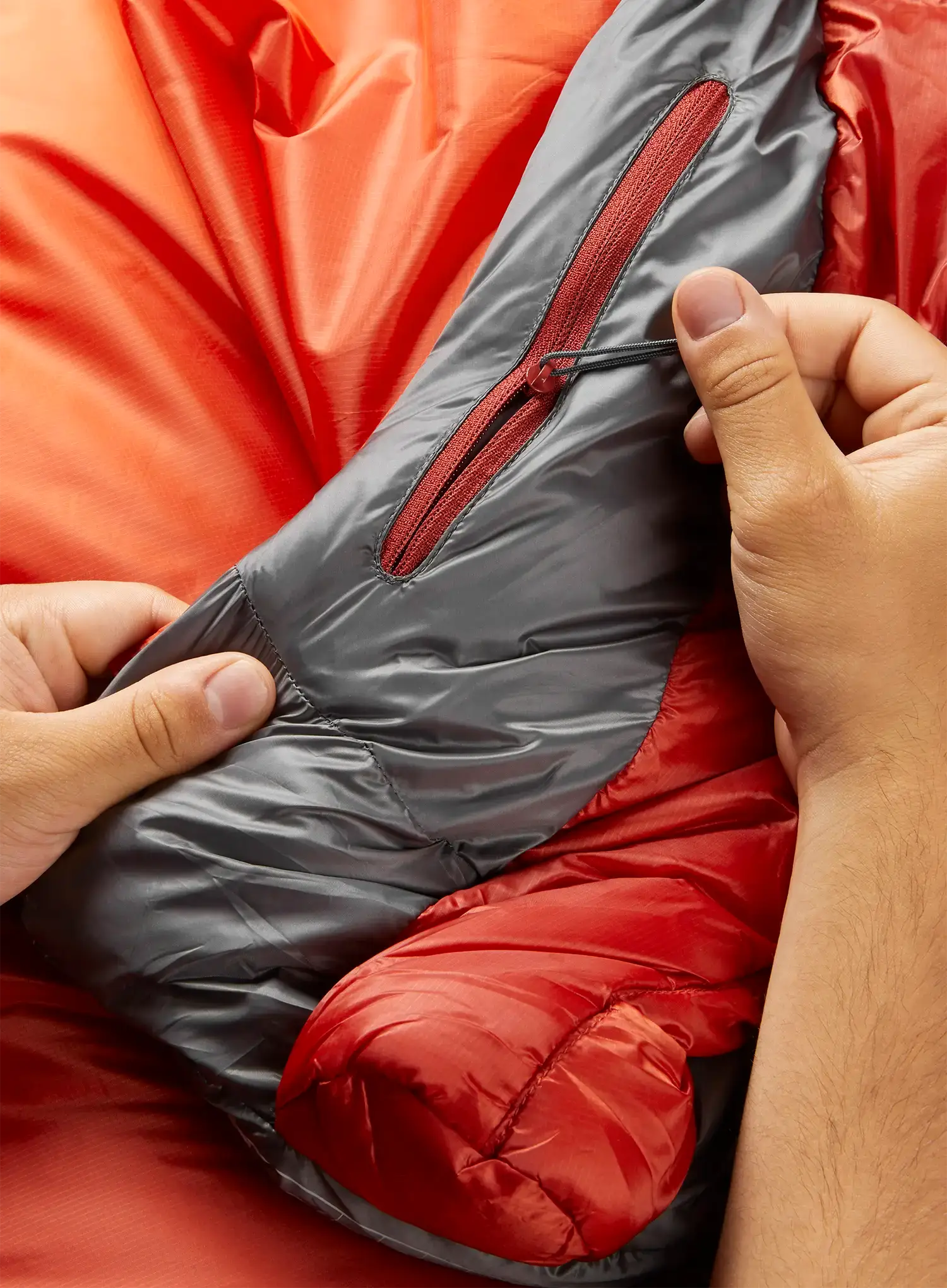 Spacák Rab Solar Eco 4 (185 cm) - firecracker