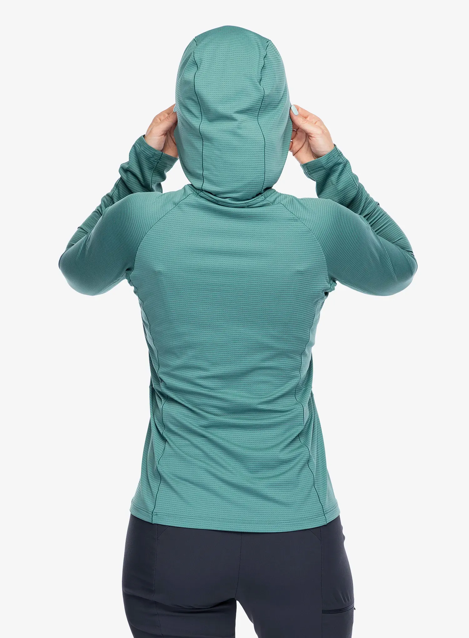 Dámská funkční mikina Rab Sonic Hoody - eucalyptus