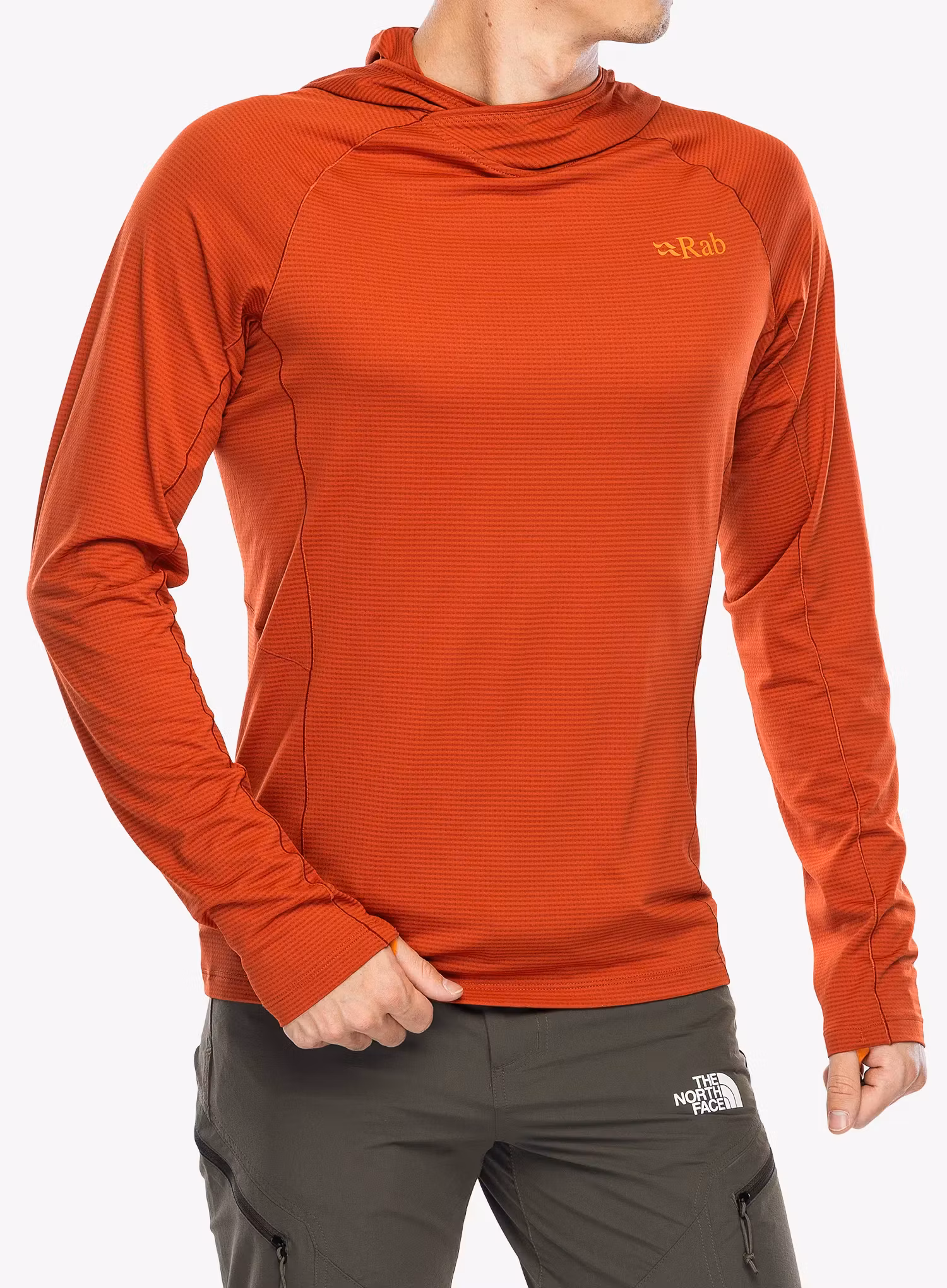 Funkční mikina Rab Sonic Hoody - red clay