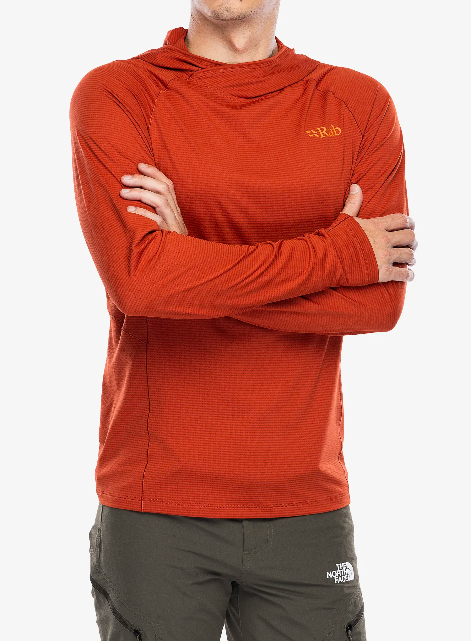 Funkční mikina Rab Sonic Hoody - red clay