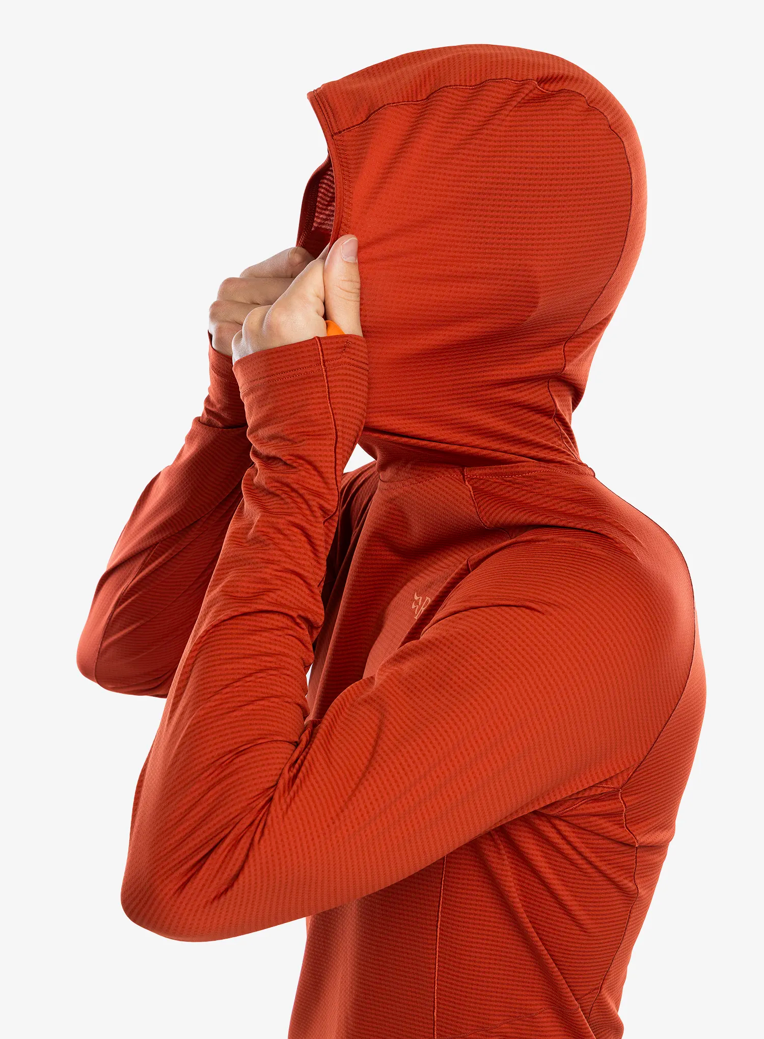 Funkční mikina Rab Sonic Hoody - red clay