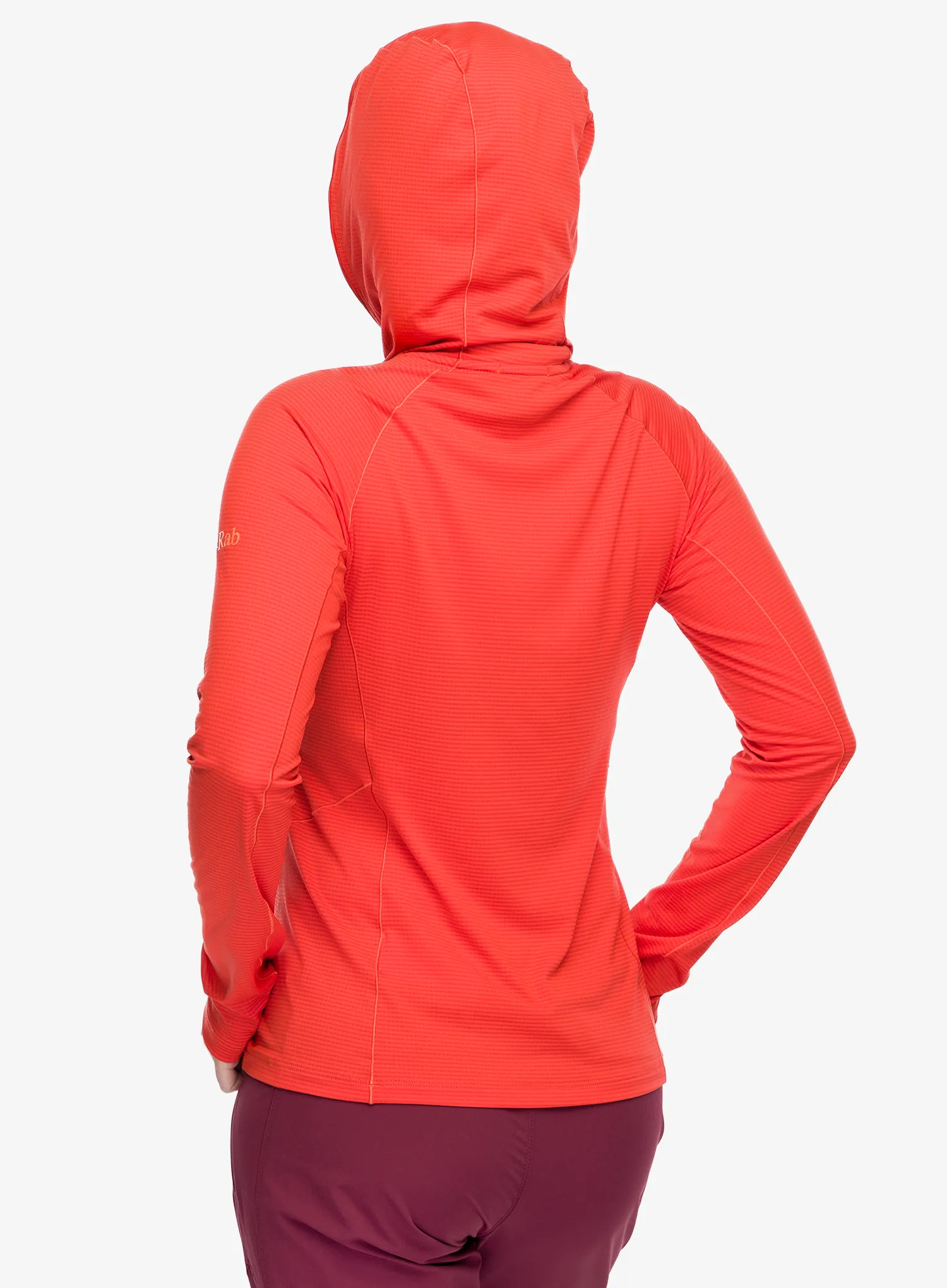 Dámská funkční mikina Rab Sonic Hoody - red grapefruit
