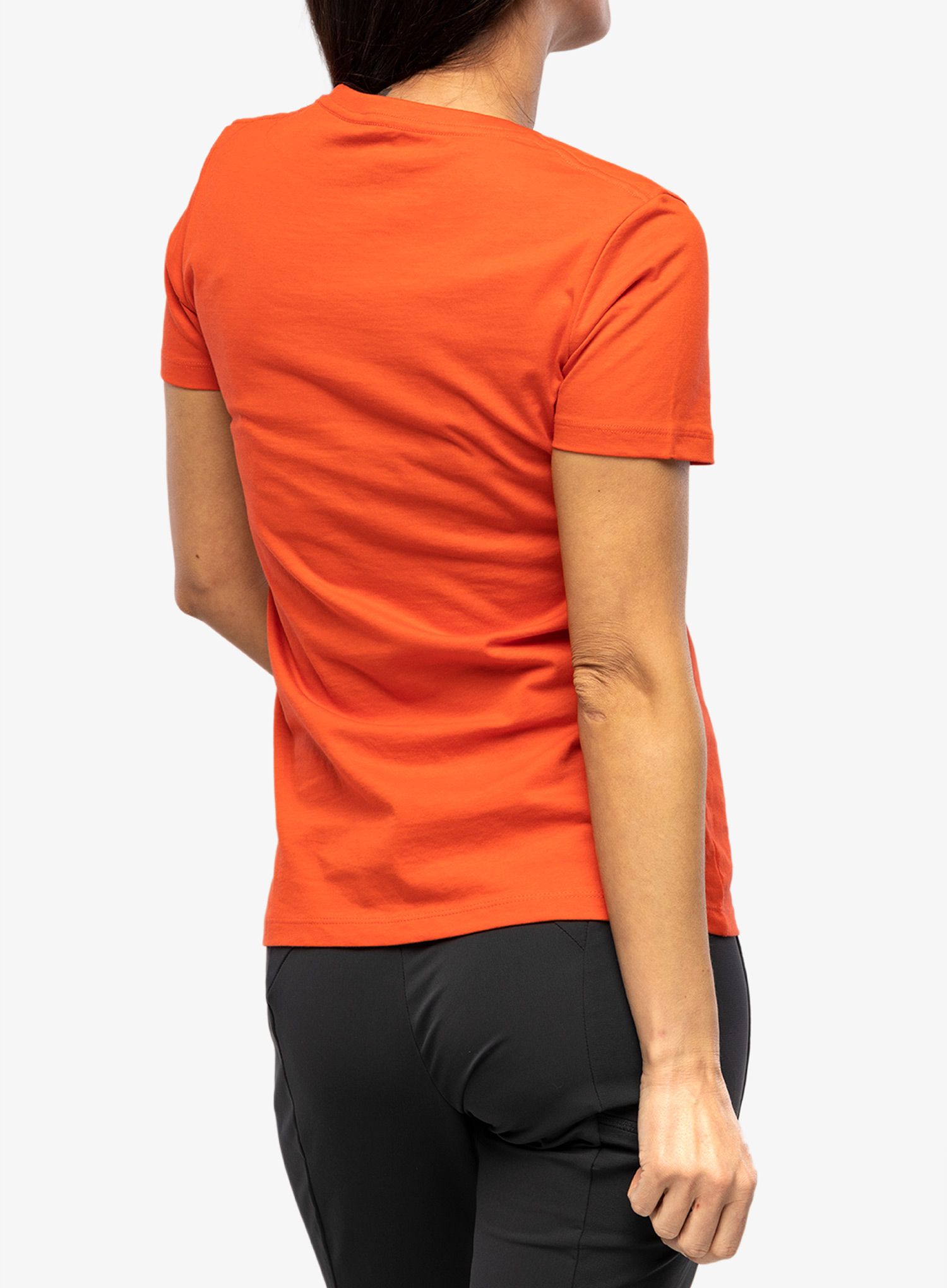 Bavlněné tričko dámské Rab Stance 3 Peaks Tee - red grapefruit