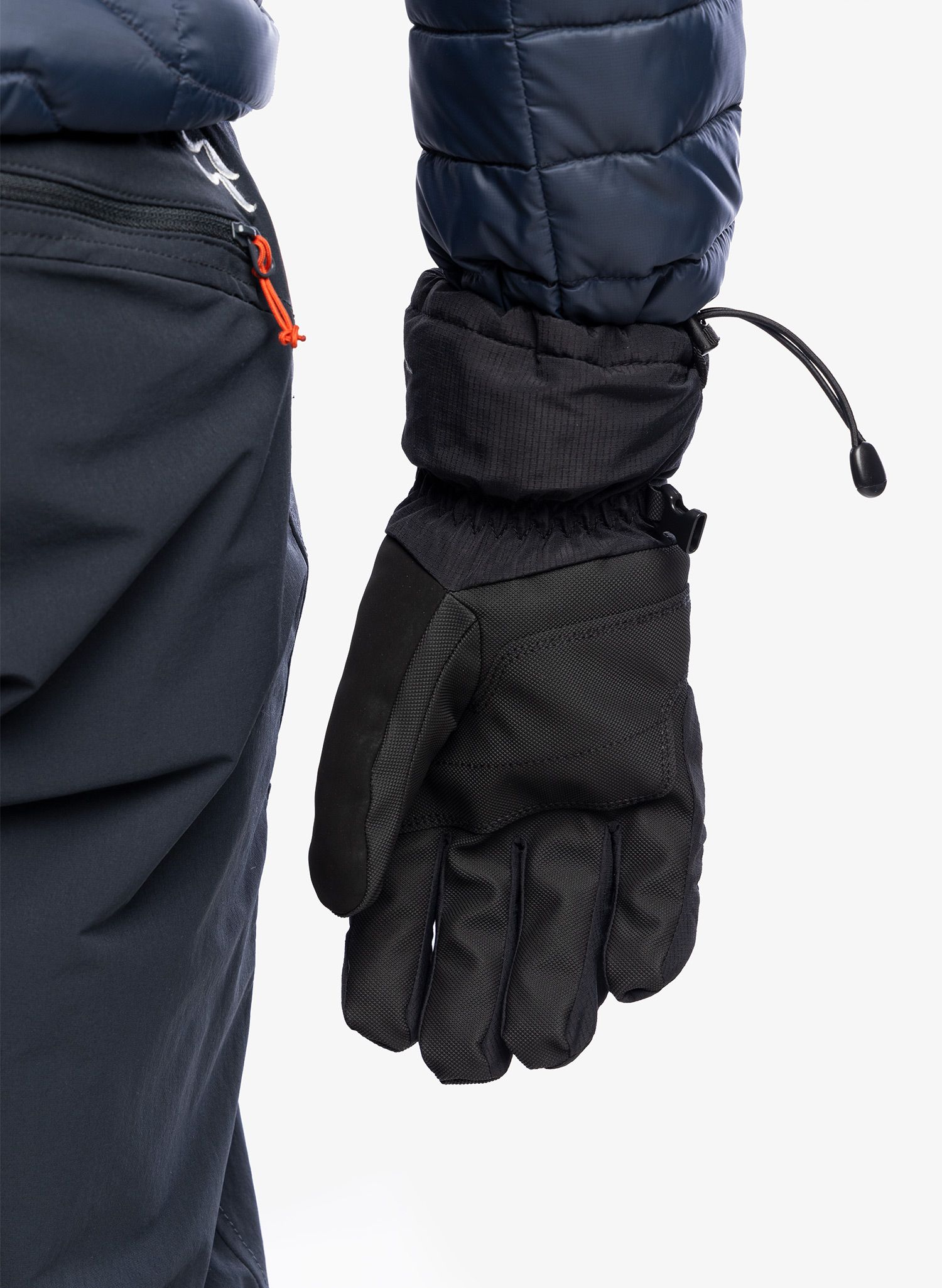 Pětiprsté rukavice Rab Storm Glove - black