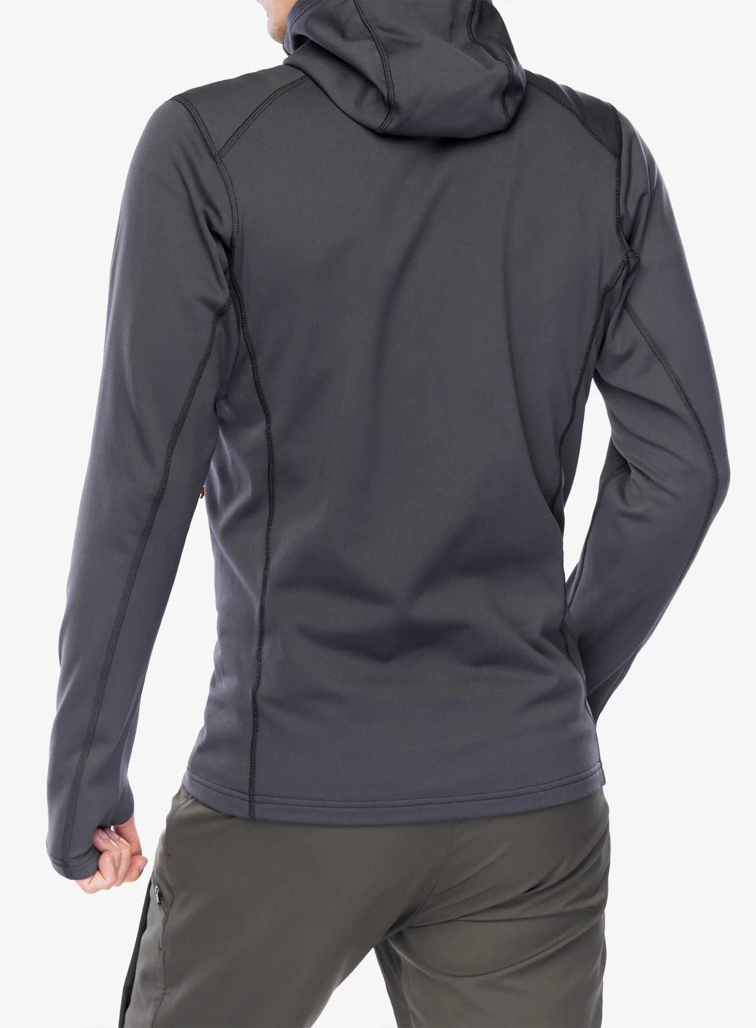 Mikina s kapucí Rab Superflux Hoody - graphene