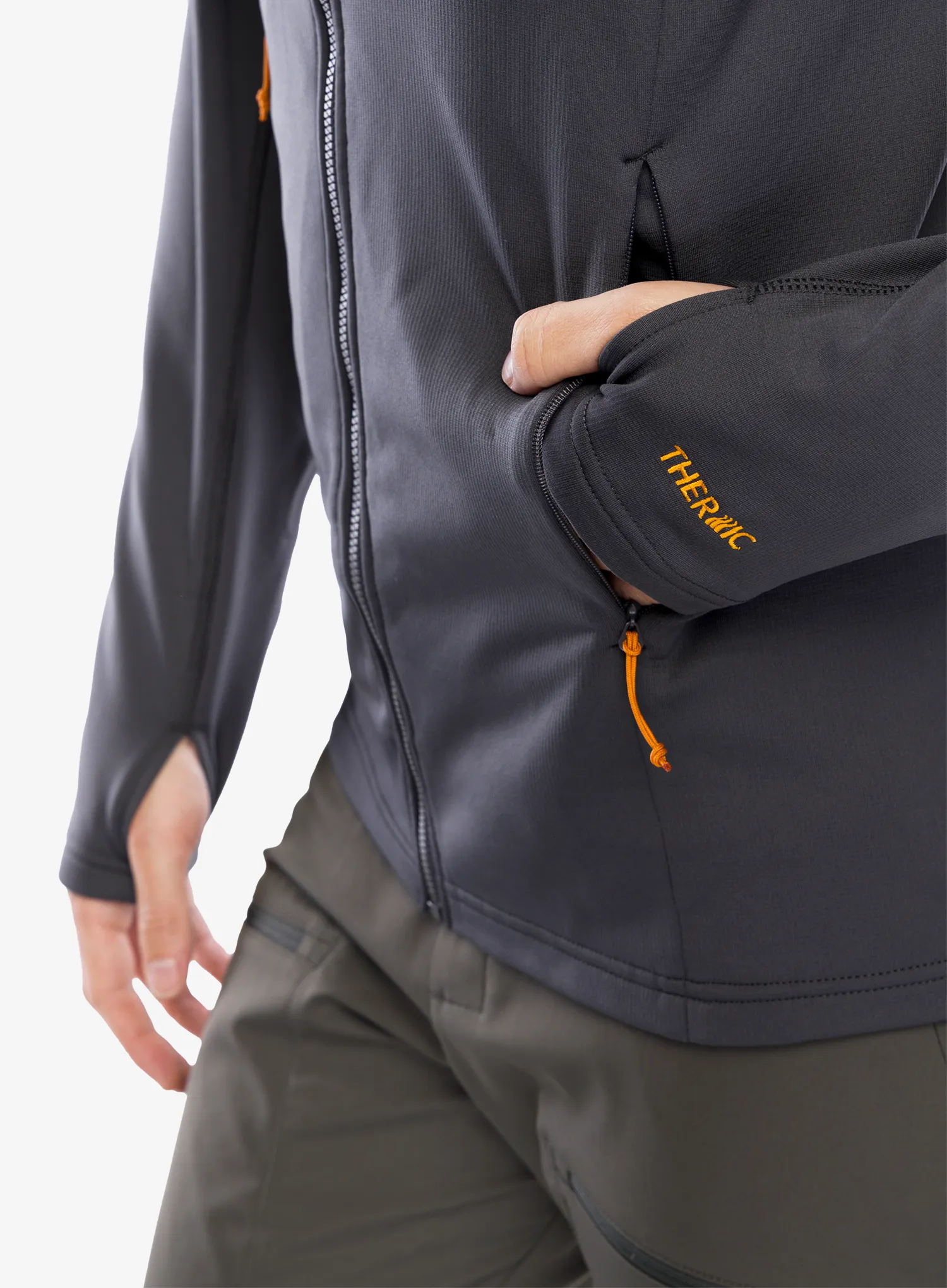 Mikina s kapucí Rab Superflux Hoody - graphene