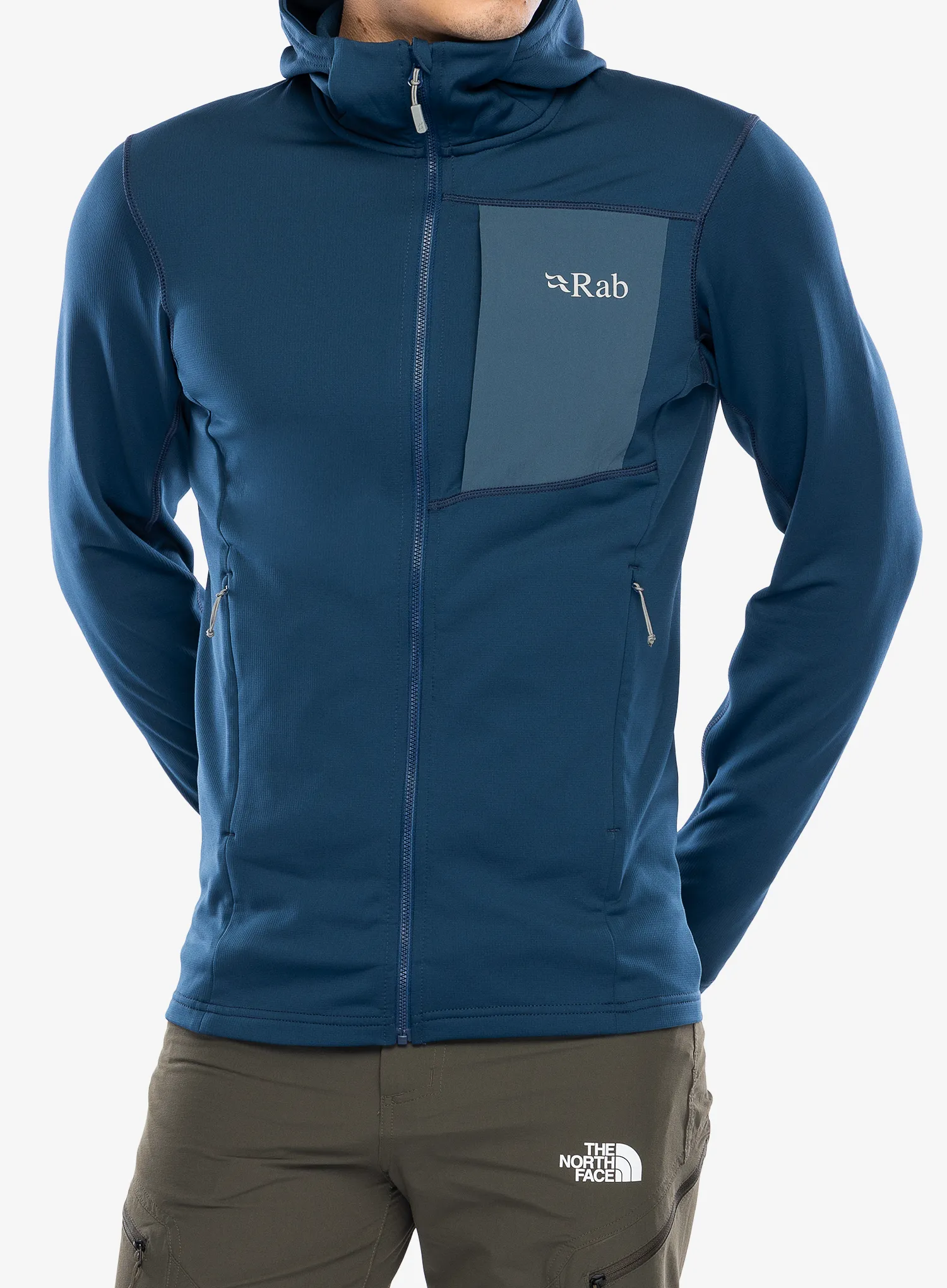 Mikina s kapucí Rab Superflux Hoody - tempest blue