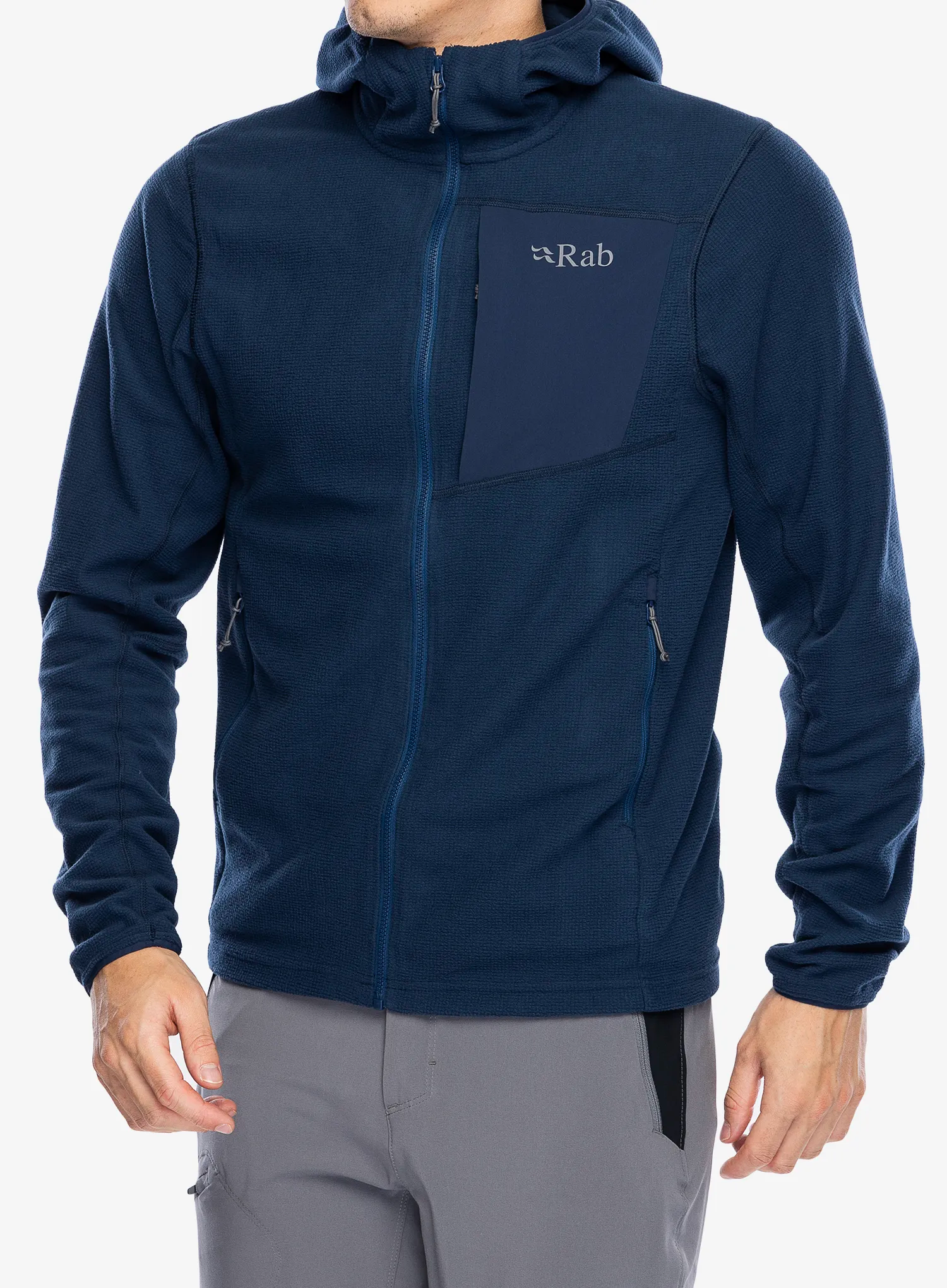 Mikina s kapucí Rab Tecton Hoody - deep ink