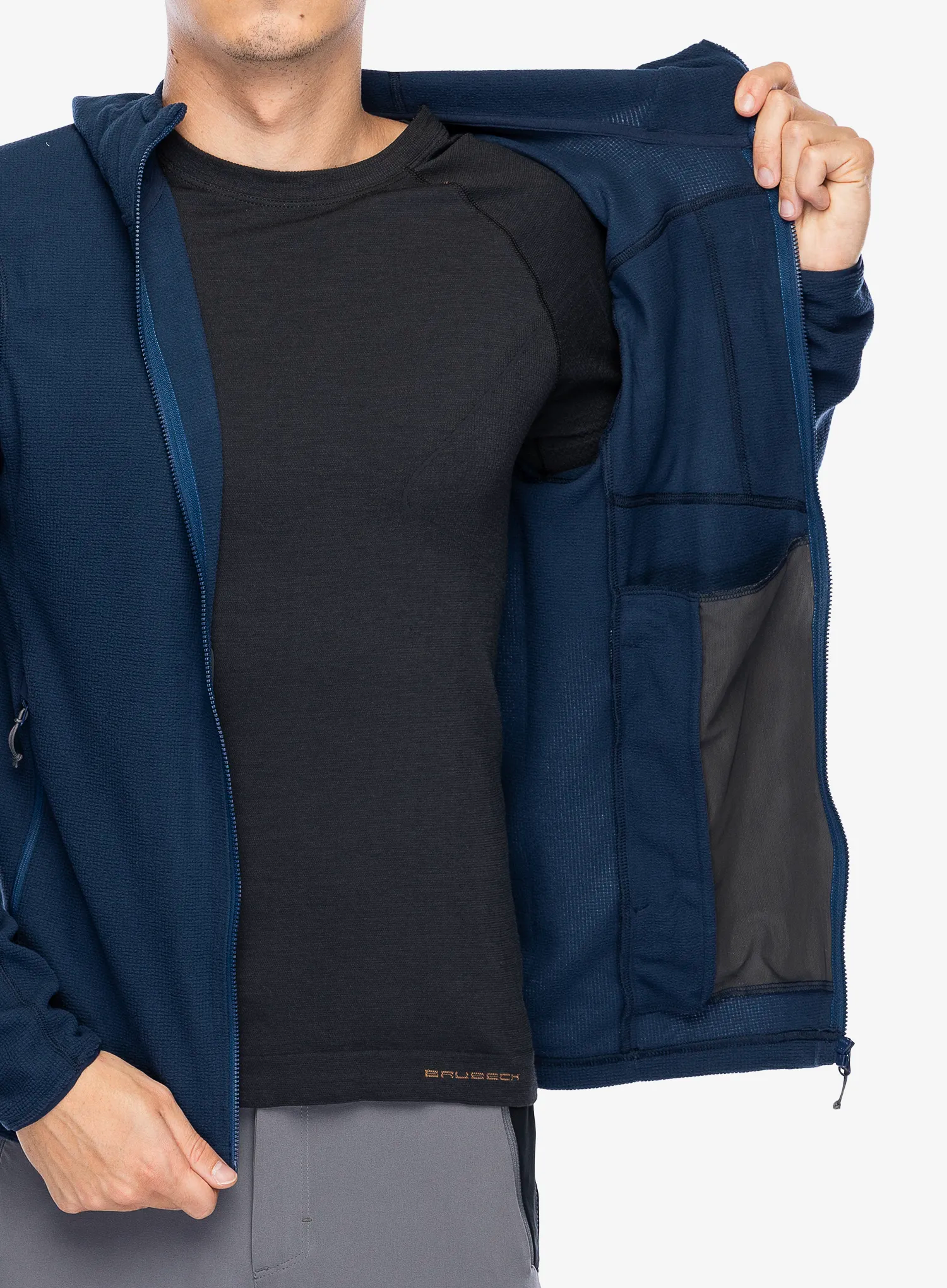 Mikina s kapucí Rab Tecton Hoody - deep ink