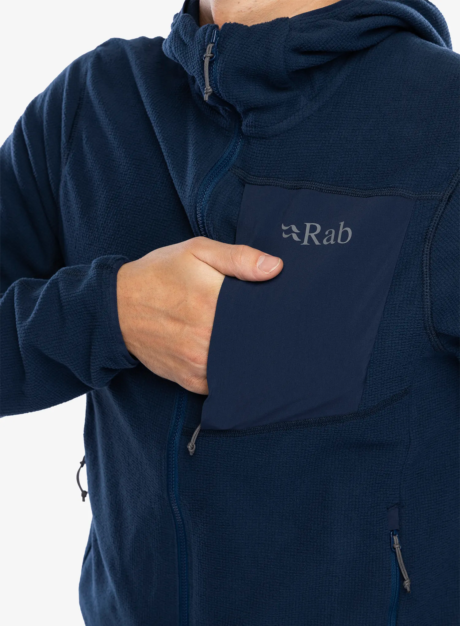 Mikina s kapucí Rab Tecton Hoody - deep ink