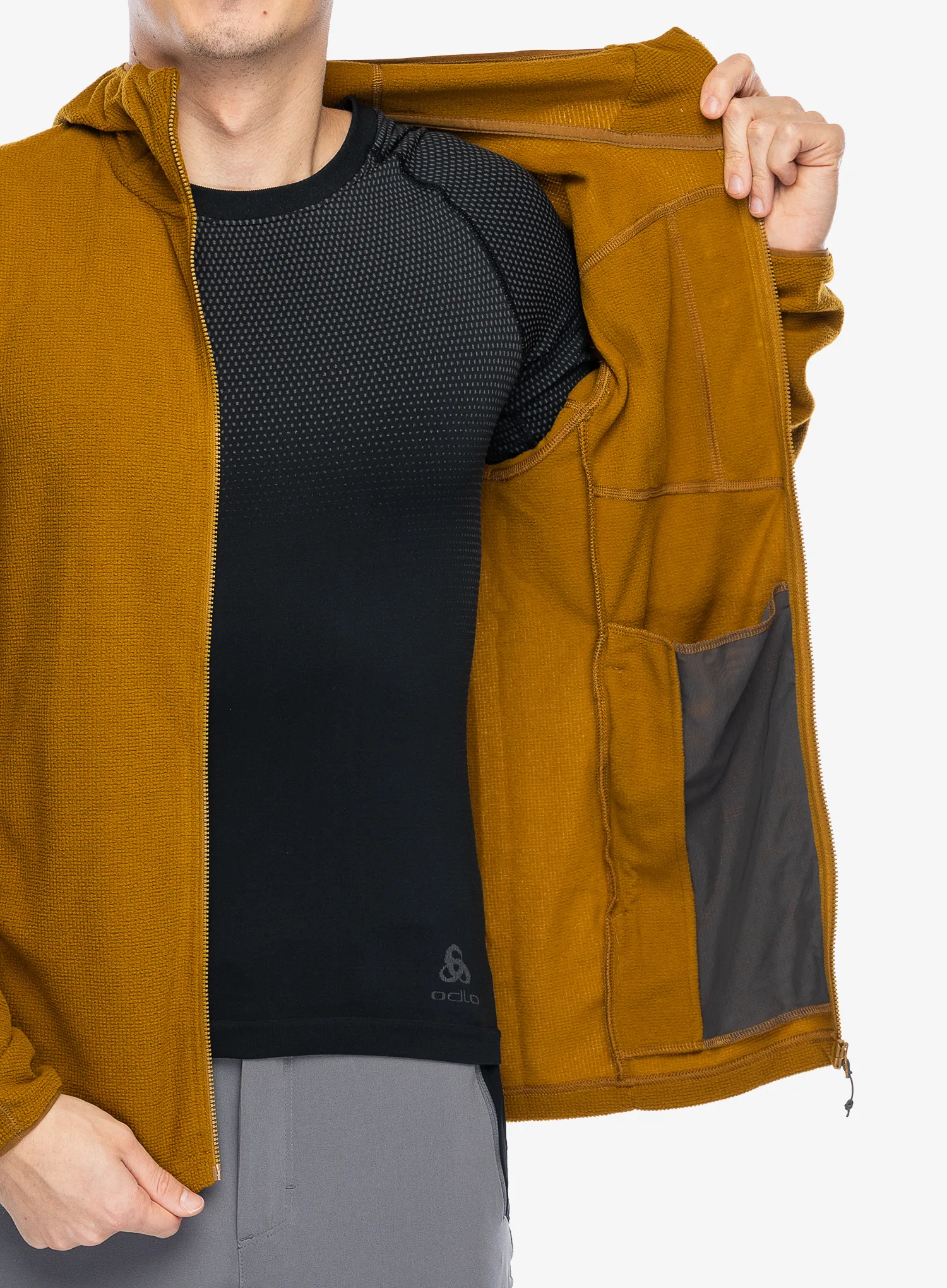 Mikina s kapucí Rab Tecton Hoody - footprint