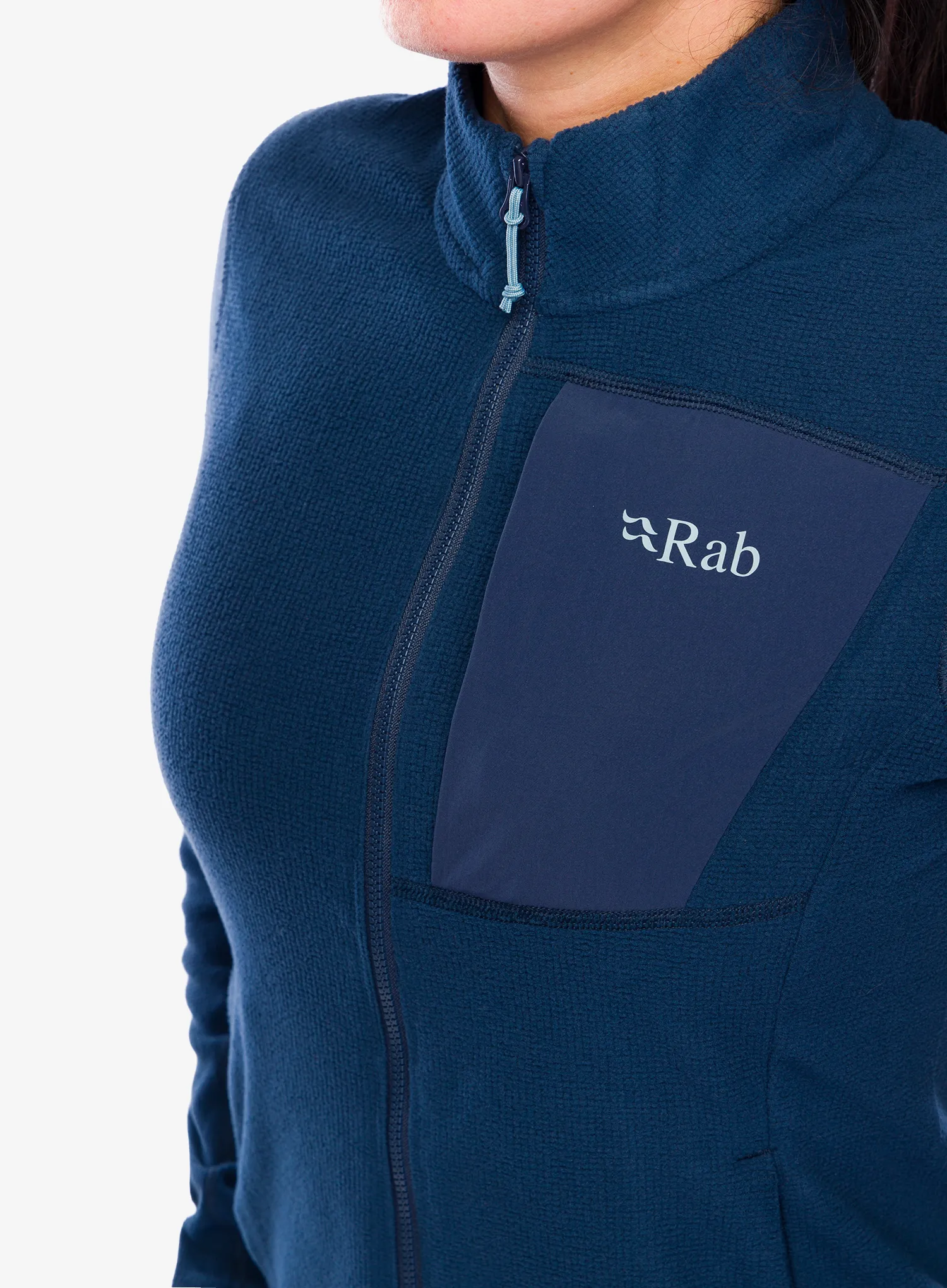 Dámská mikina na zip Rab Tecton Jacket - deep ink