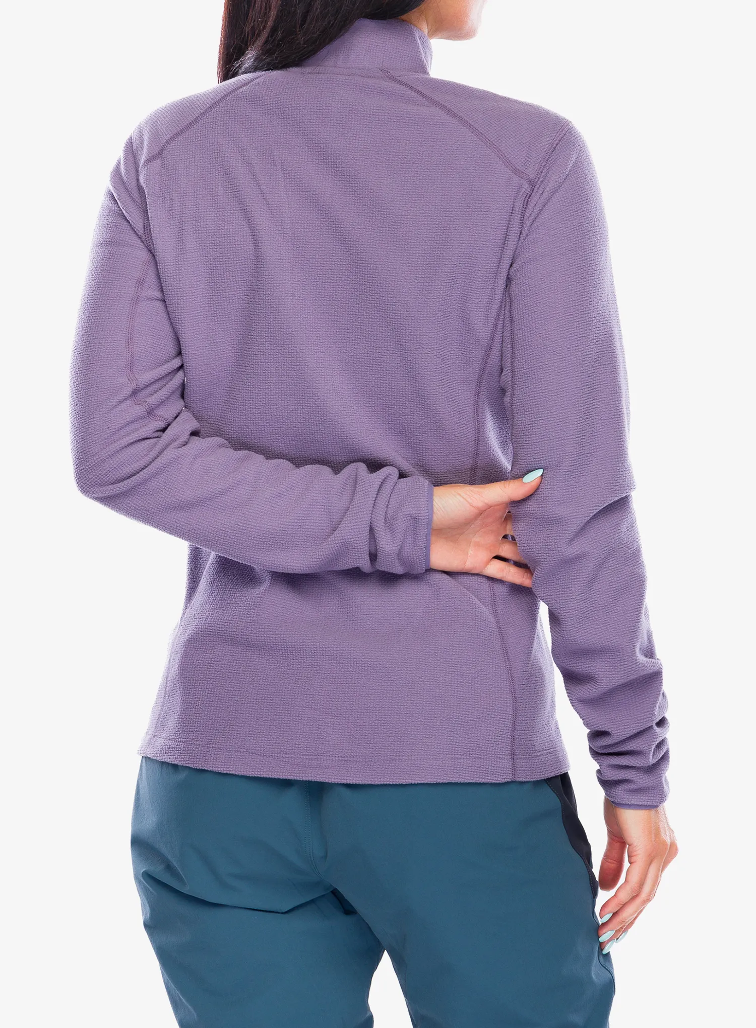 Dámská mikina na zip Rab Tecton Jacket - purple sage