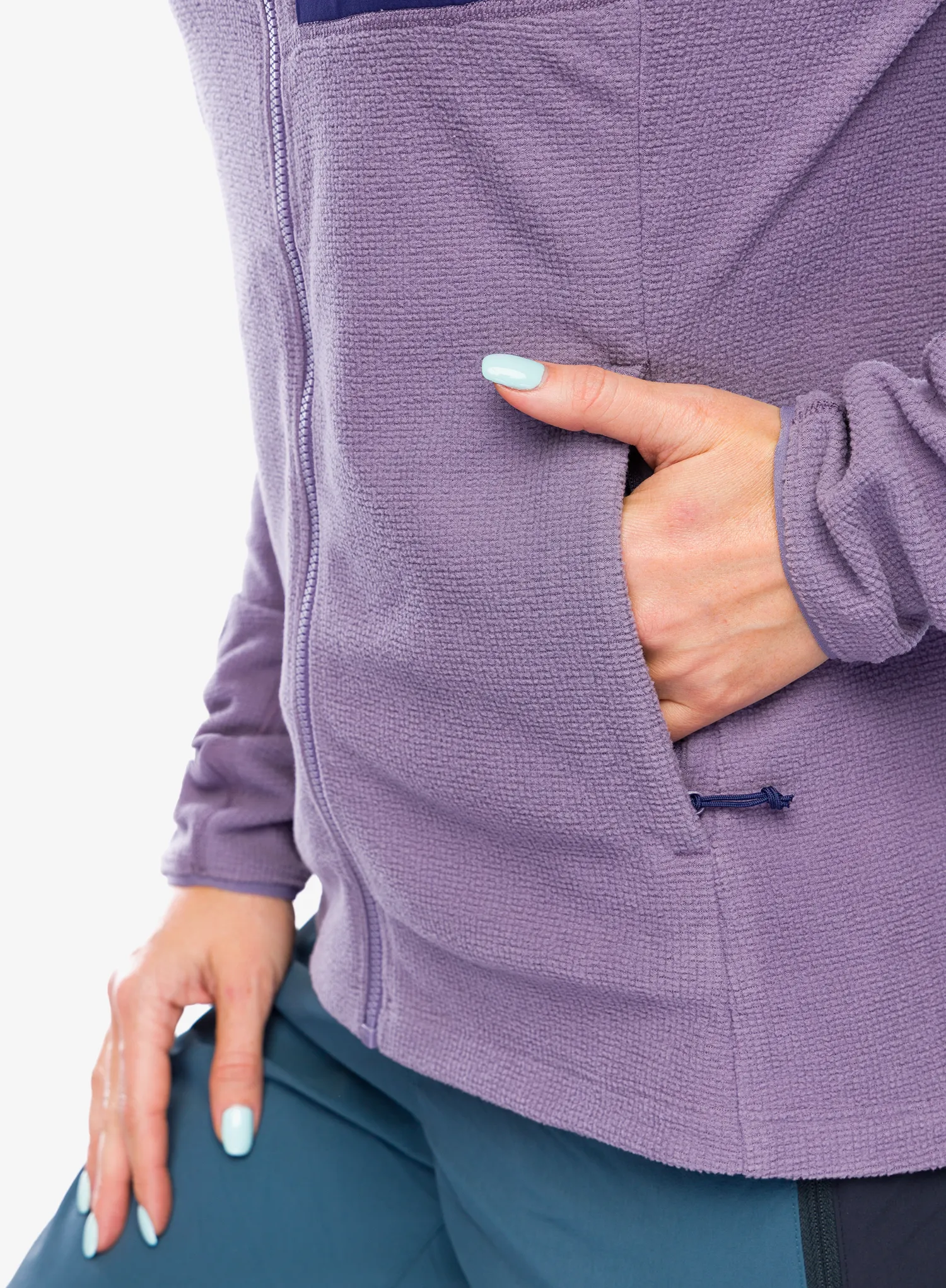 Dámská mikina na zip Rab Tecton Jacket - purple sage