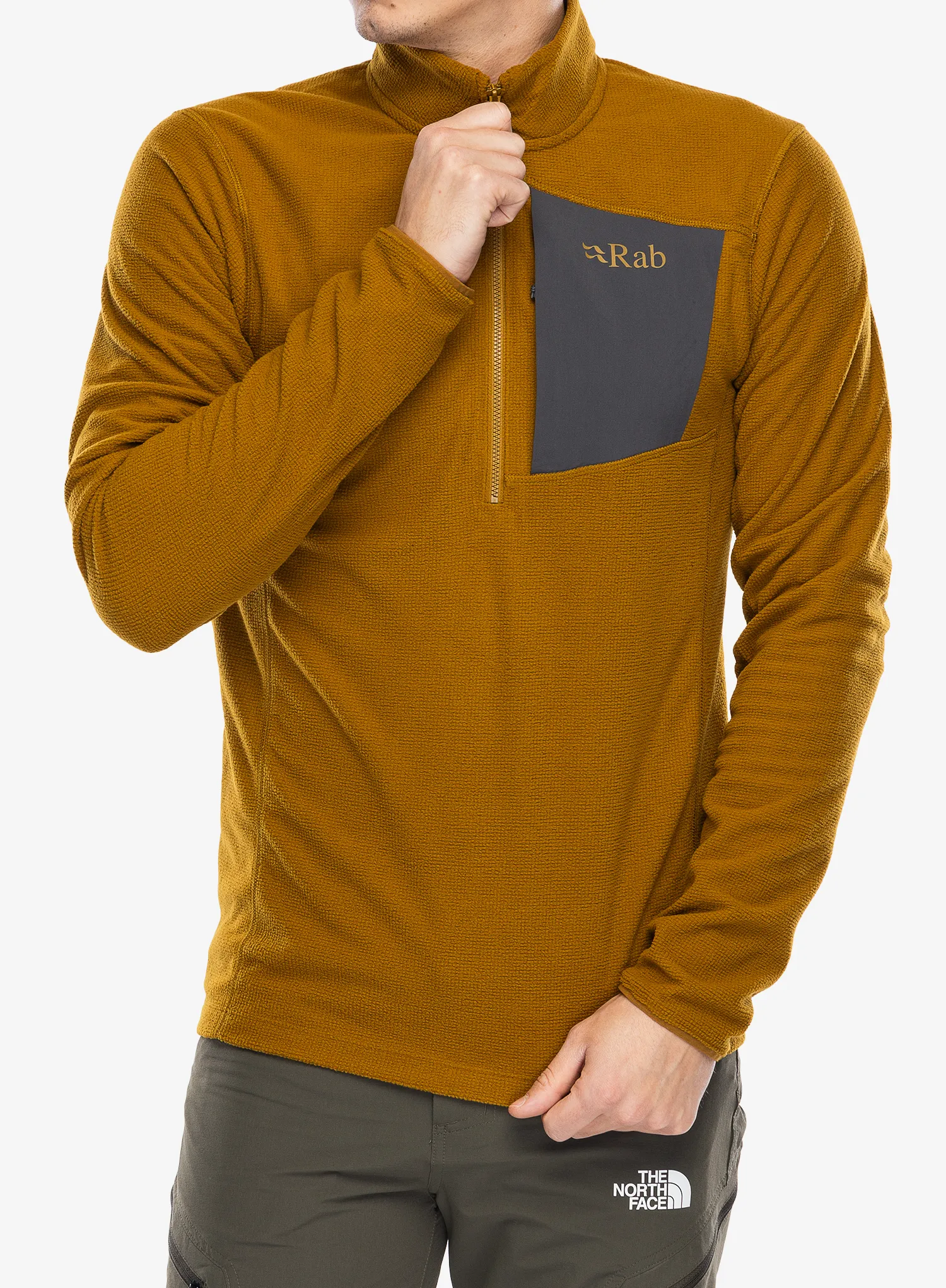 Mikina se zipem Rab Tecton Pull-On - footprint