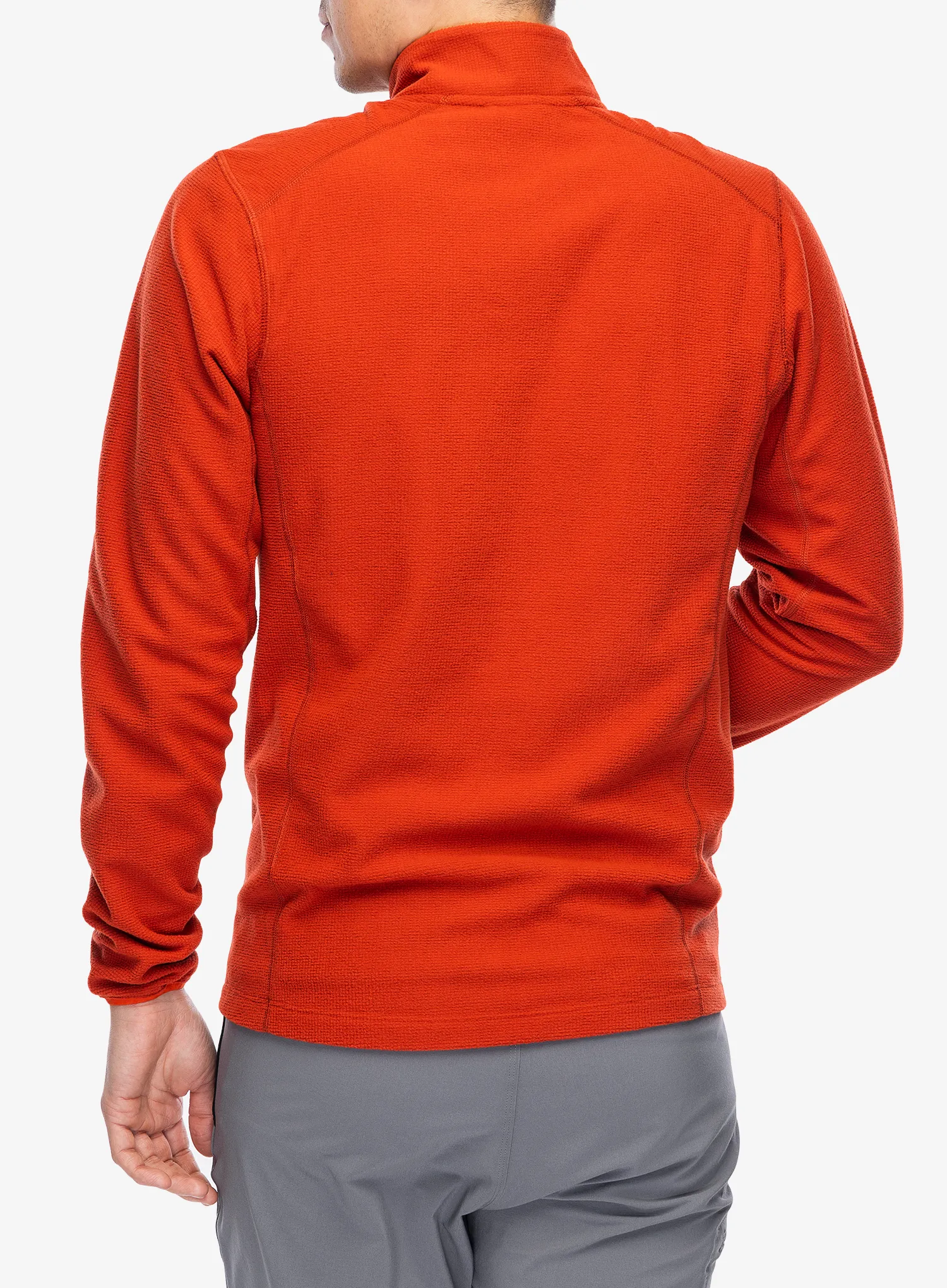 Mikina se zipem Rab Tecton Pull-On - red clay