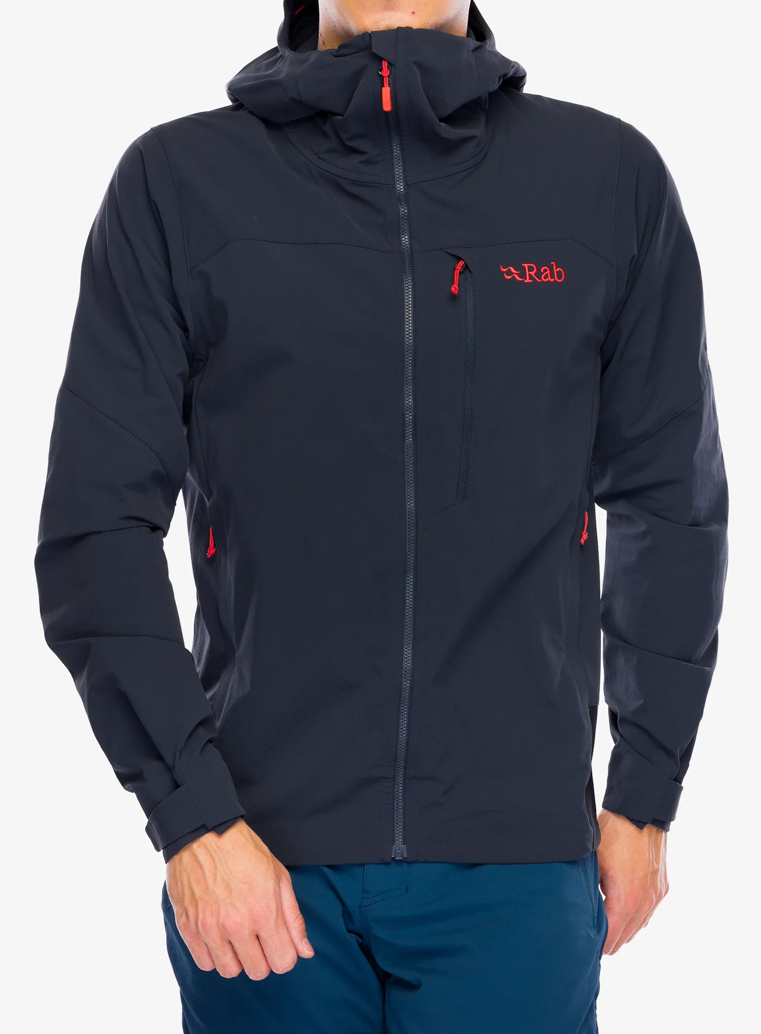 Softshellová bunda Rab Torque Jacket - beluga