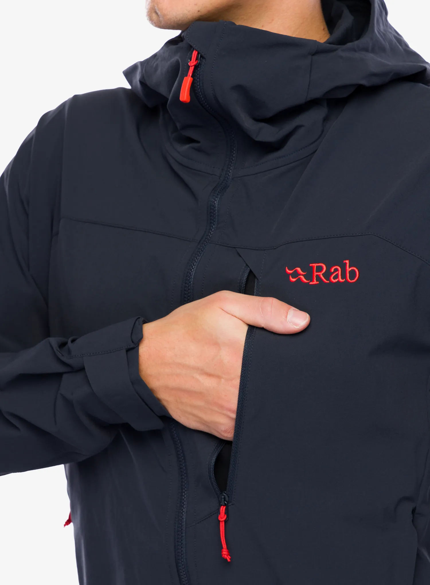 Softshellová bunda Rab Torque Jacket - beluga