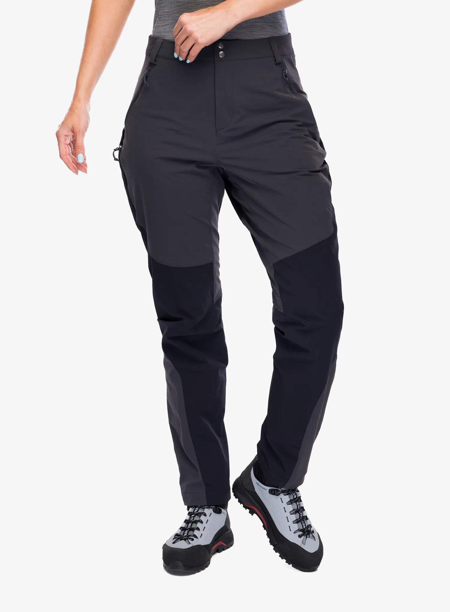 Trekové kalhoty dámské Rab Torque Mountain Pants - anthracite/black