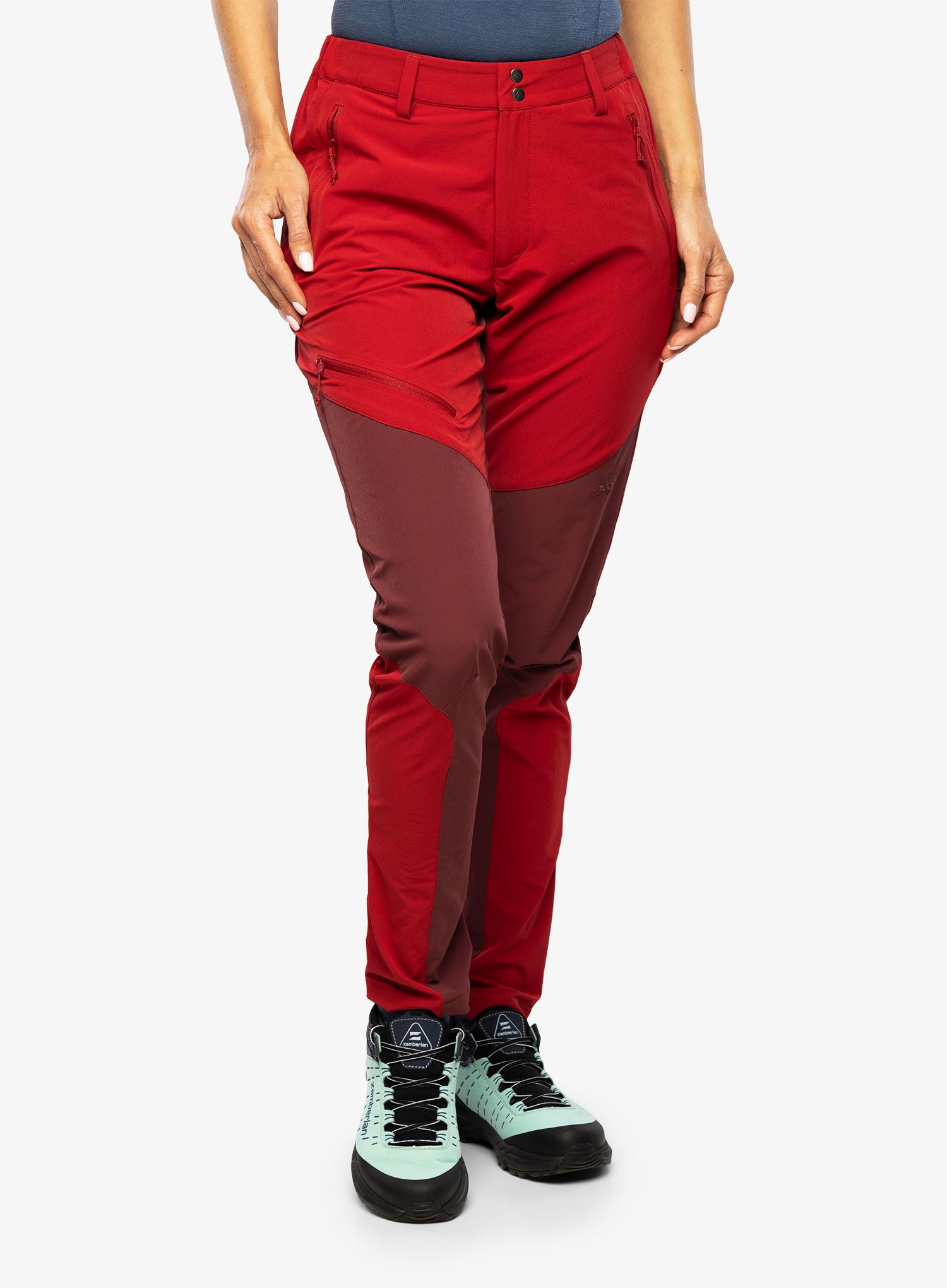 Dámské kalhoty Rab Torque Mountain Pants - crimson/deep heather
