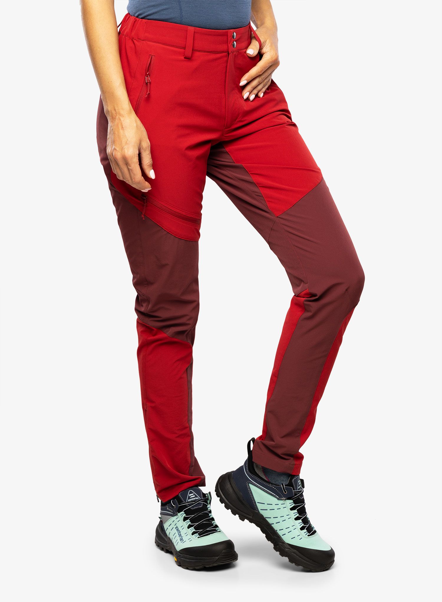 Dámské kalhoty Rab Torque Mountain Pants - crimson/deep heather