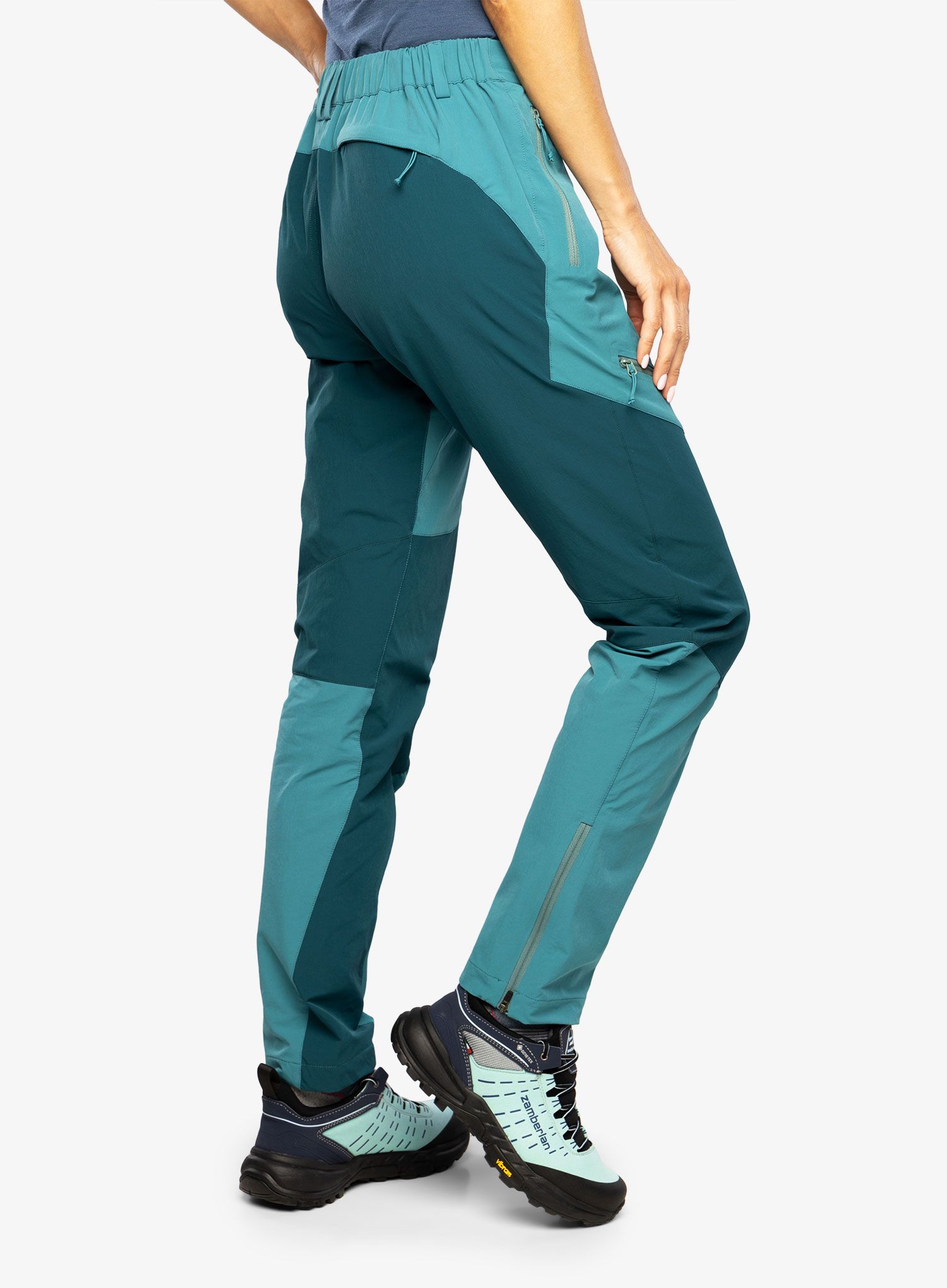 Dámské kalhoty Rab Torque Mountain Pants - storm green/sagano green