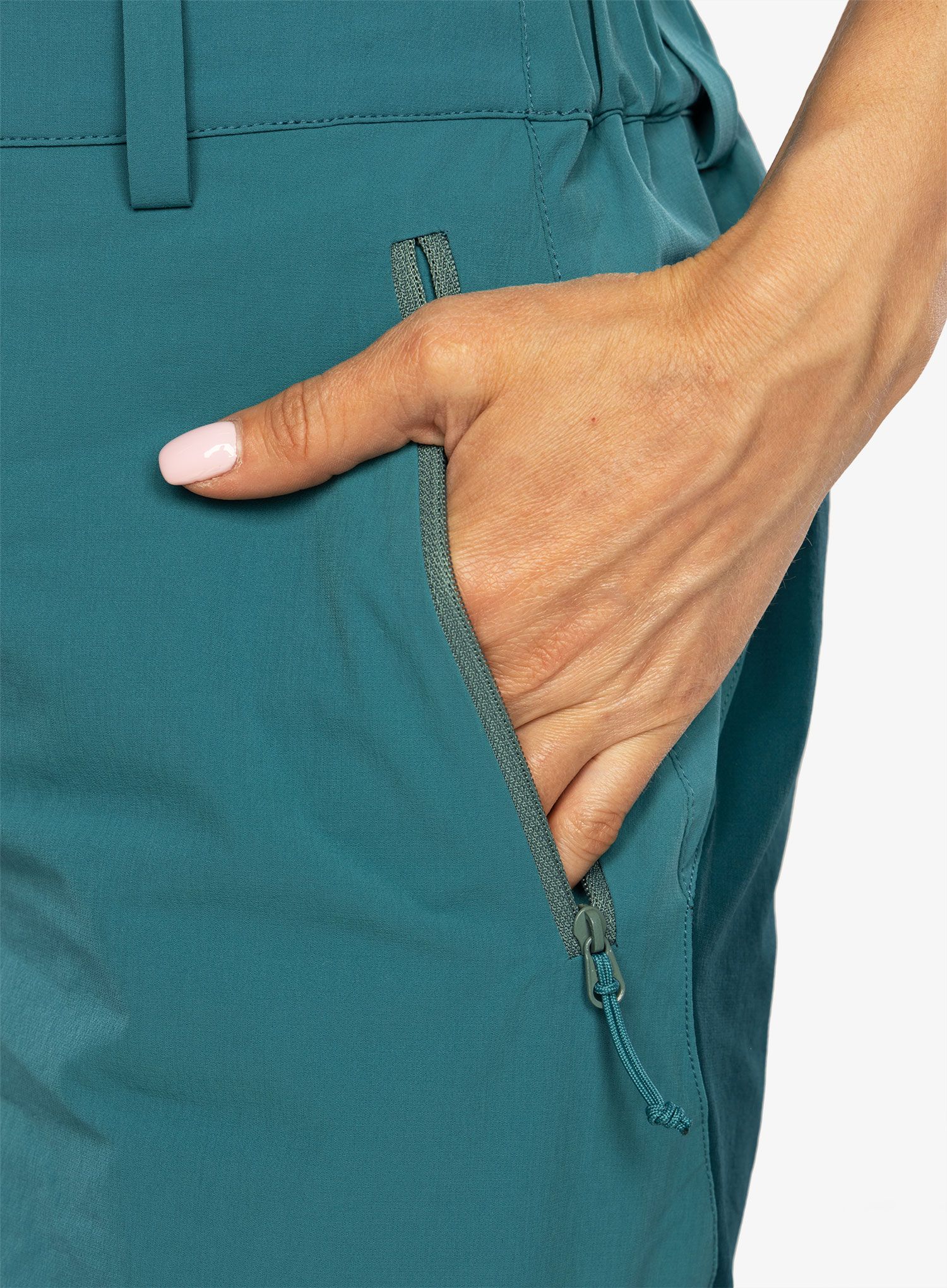 Dámské kalhoty Rab Torque Mountain Pants - storm green/sagano green