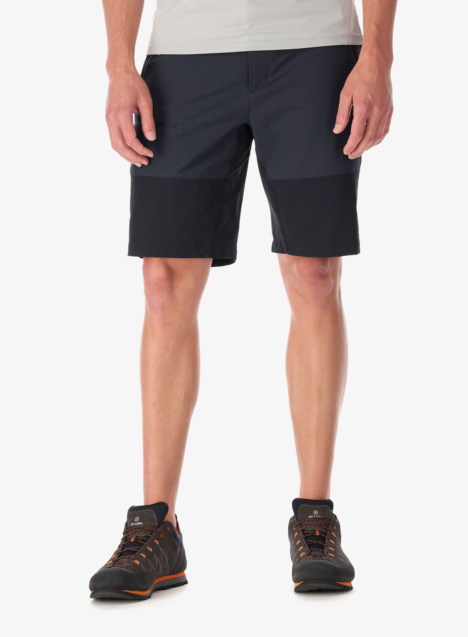 Turistické kraťasy Rab Torque Mountain Shorts - beluga/black