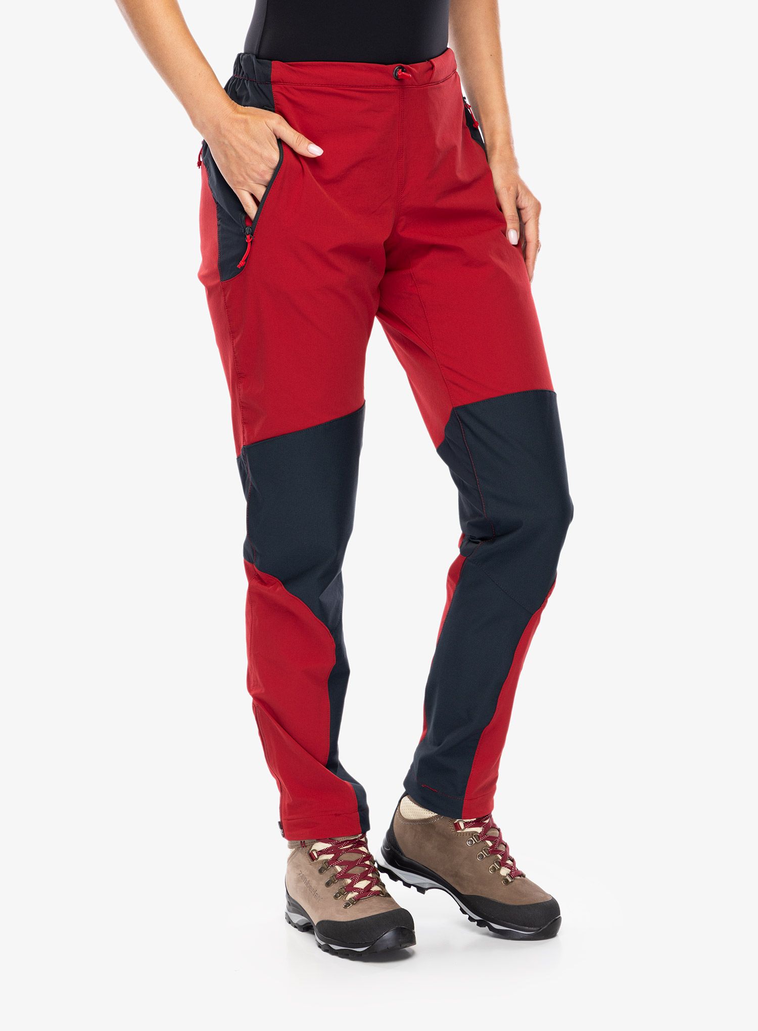 Dámské softshellové kalhoty Rab Torque Pants - crimson
